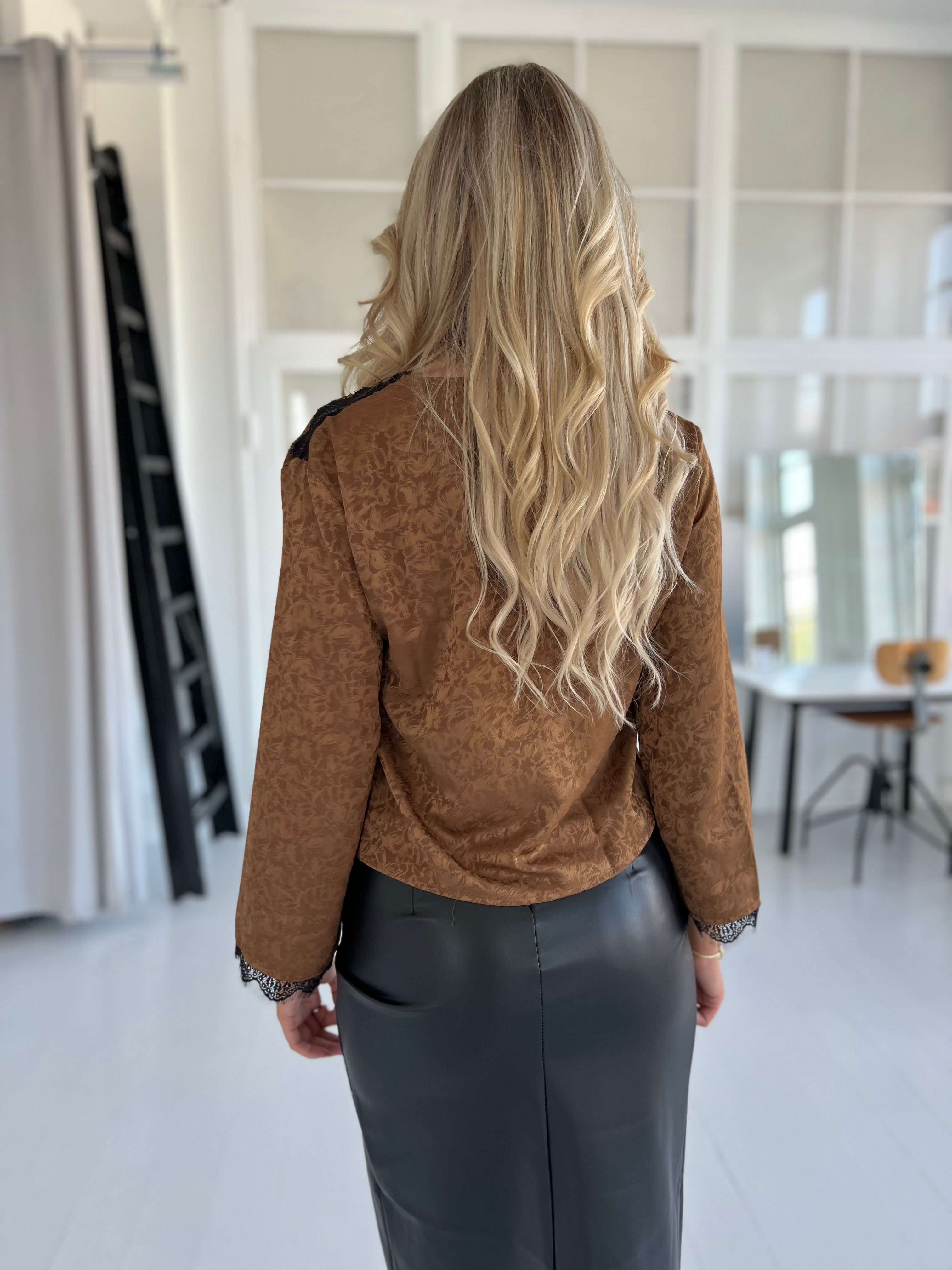 Lovie and Co melange blouse