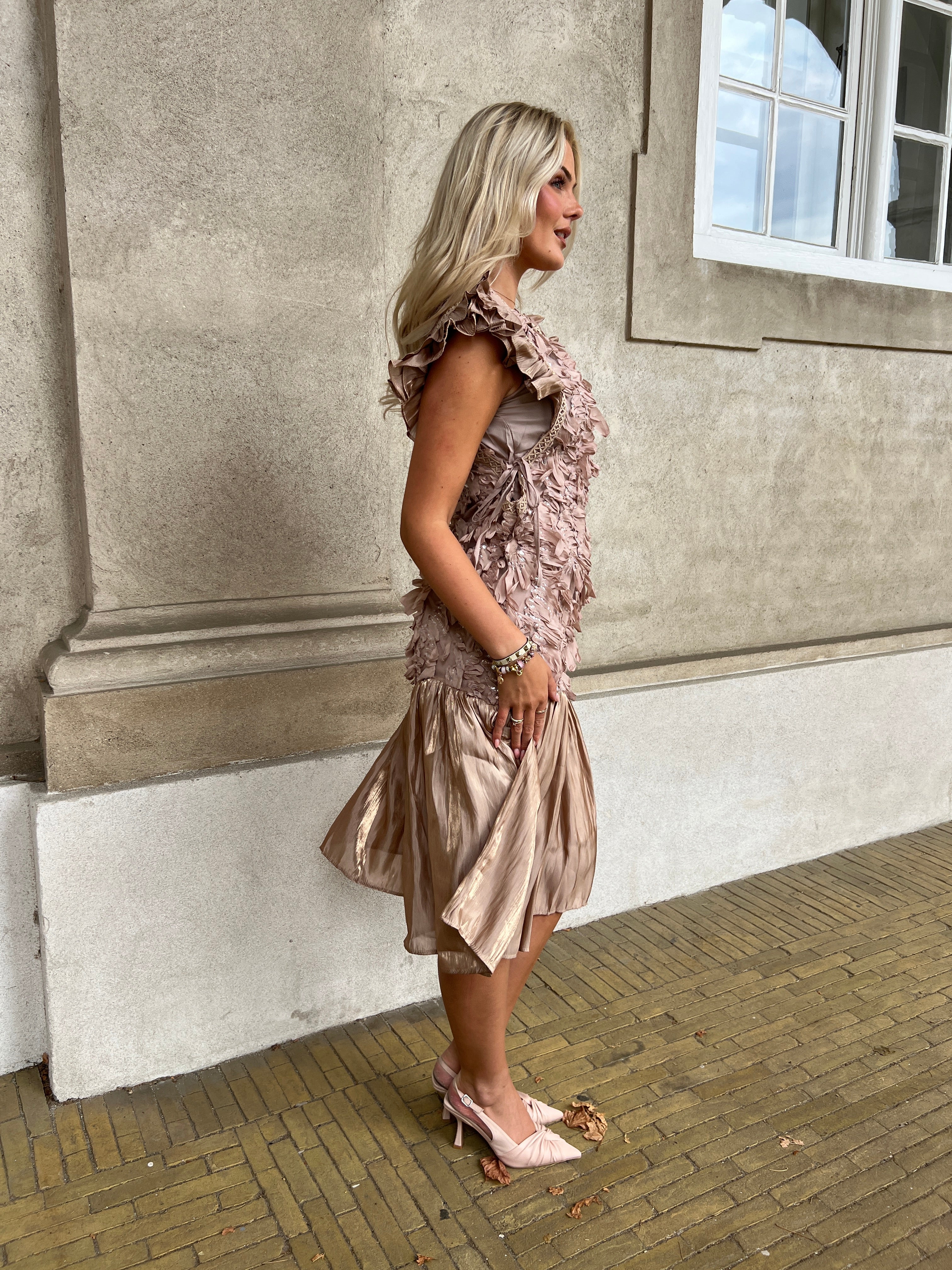 Azalea Taupe dress