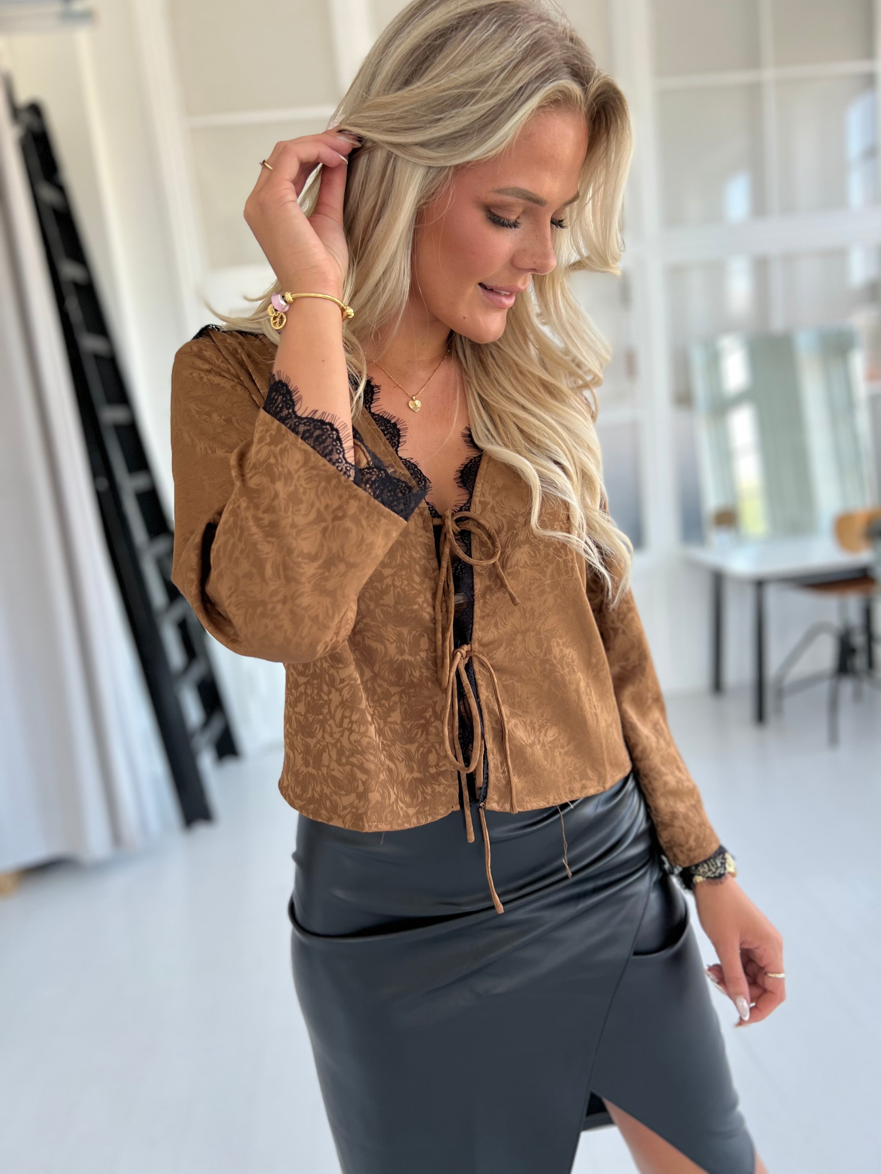 Lovie and Co melange blouse