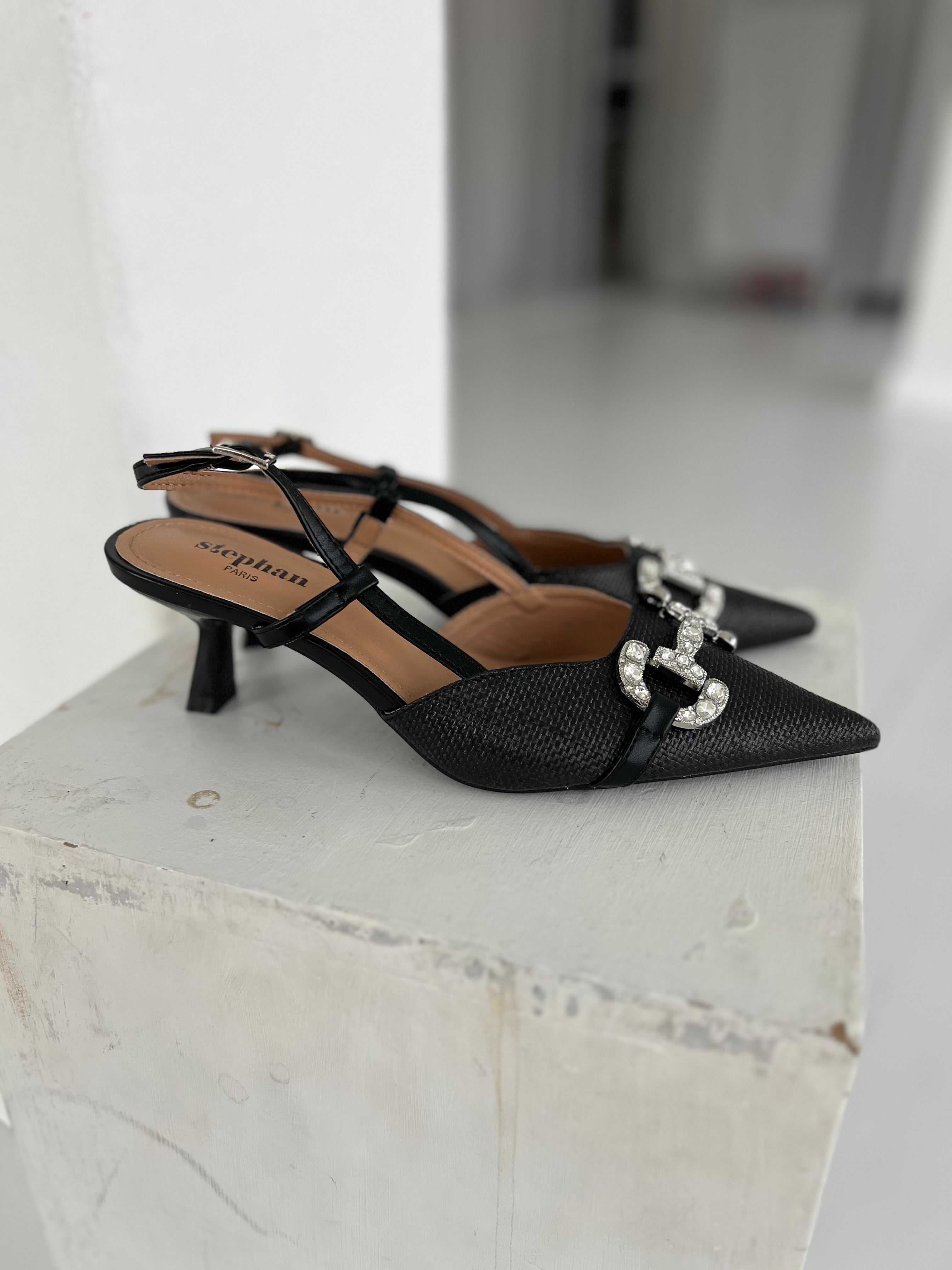 Stephan black heels