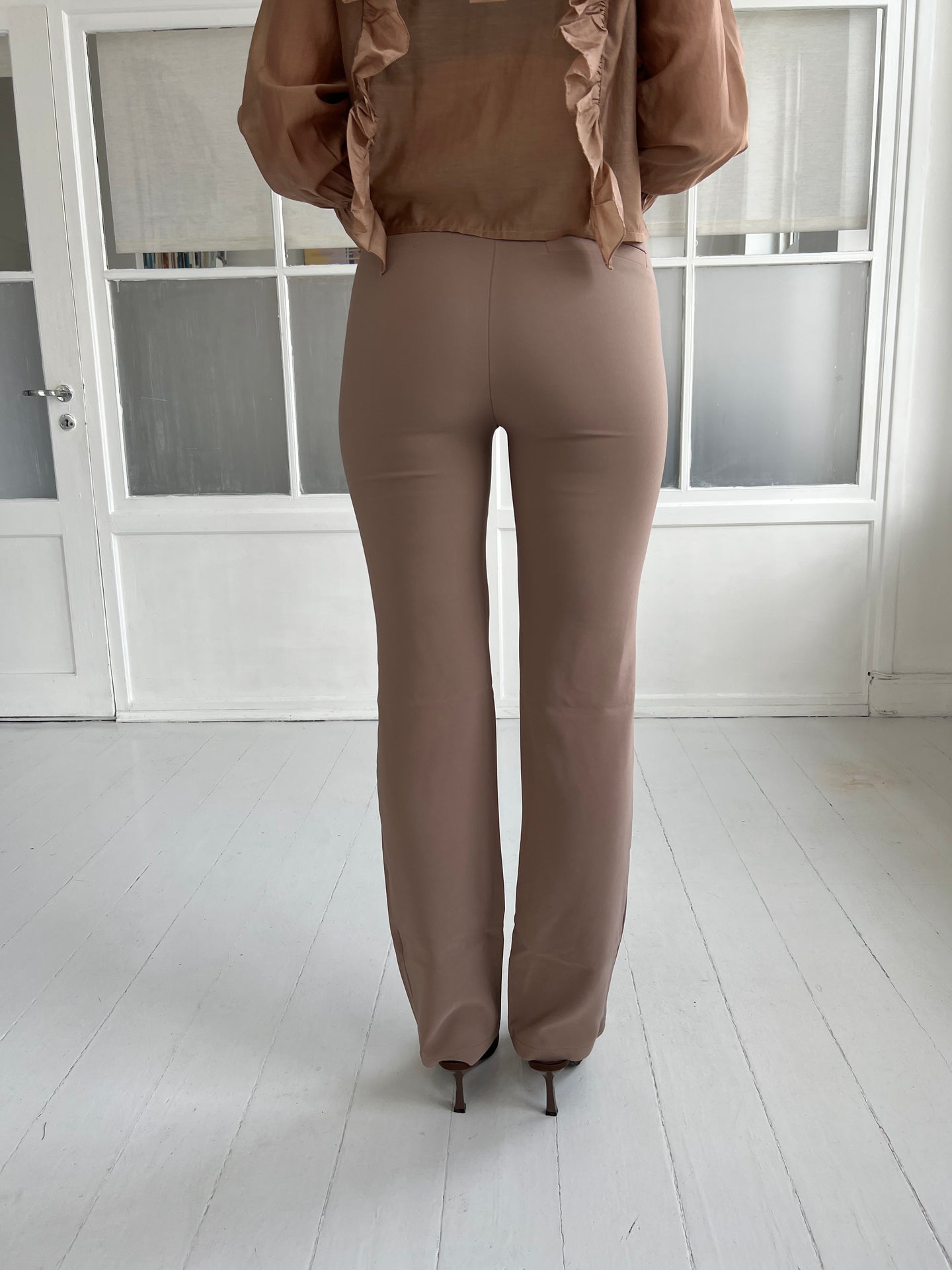 Eight Luxe taupe pants - Åberg Copenhagen