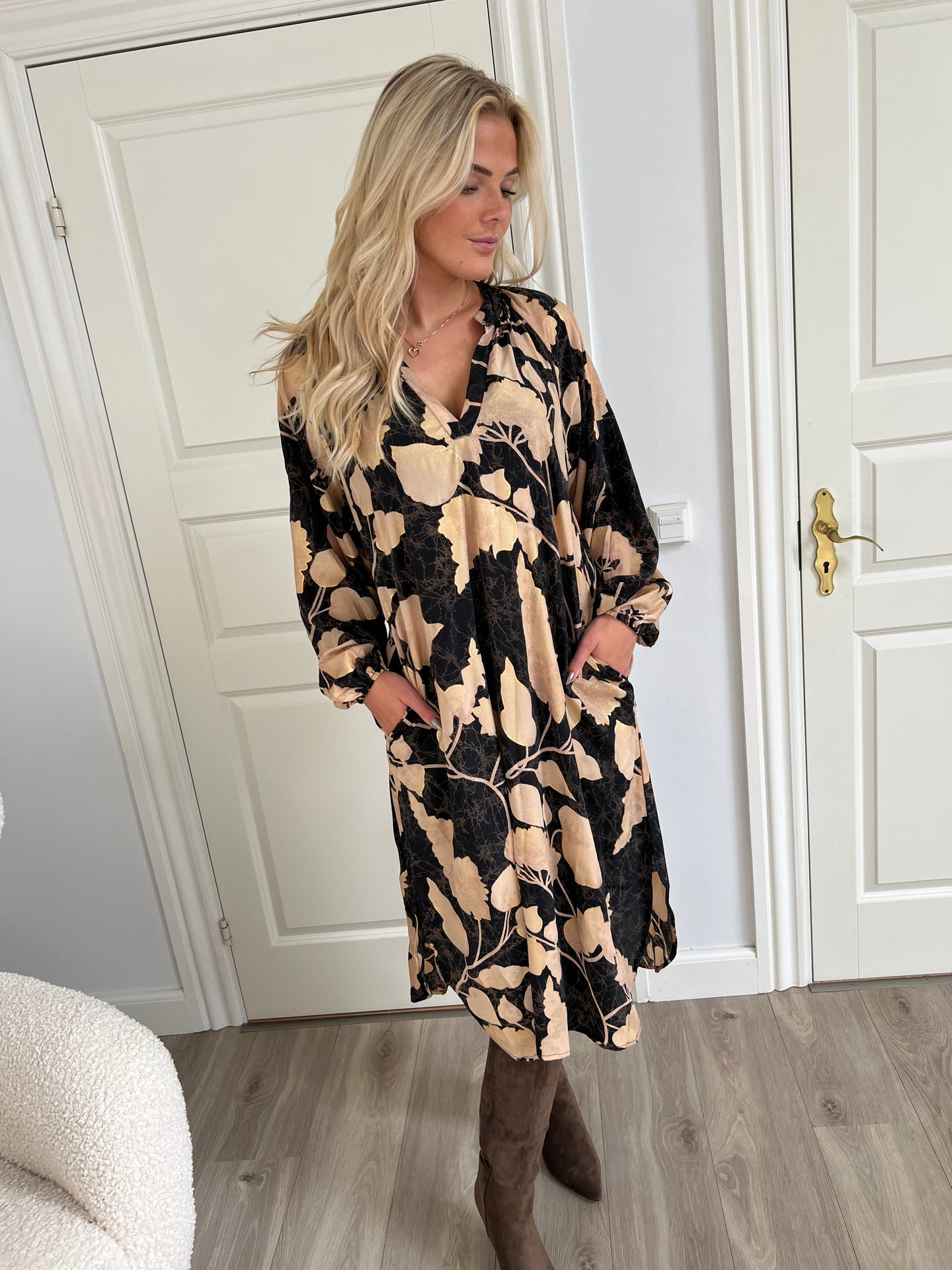 LUNA Nelly dress Fall Leaf - Åberg Copenhagen