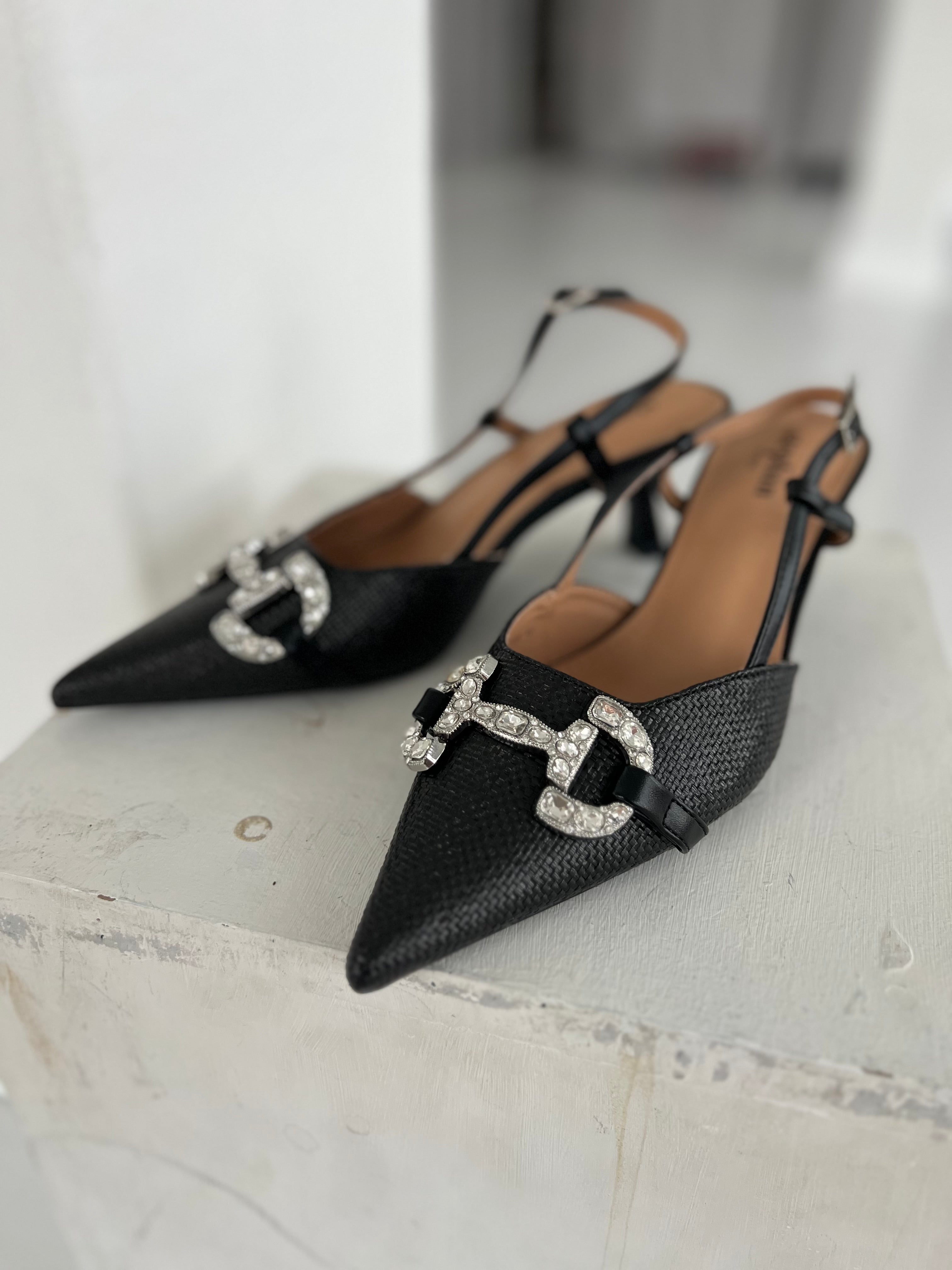 Stephan black heels
