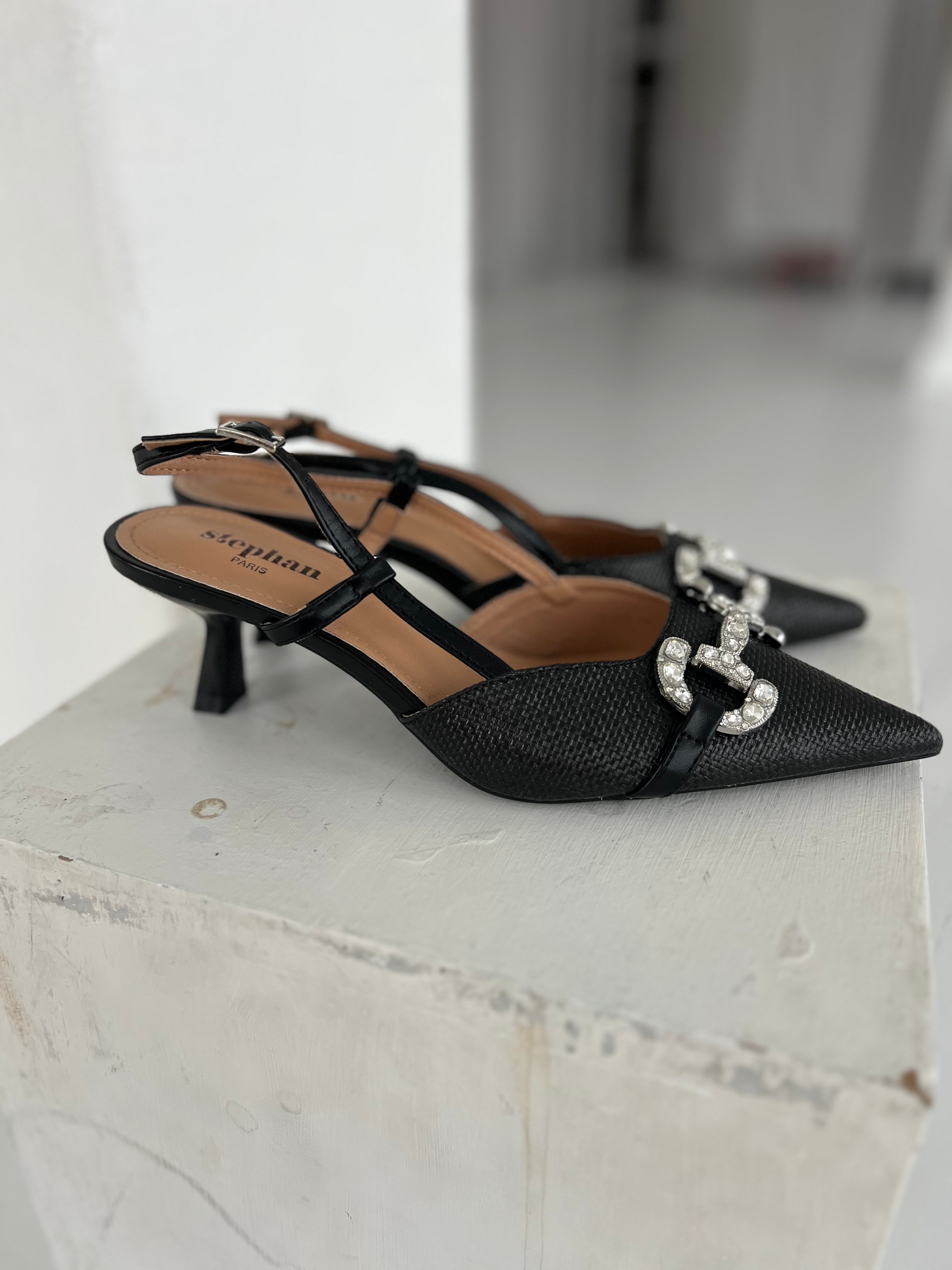 Stephan black heels