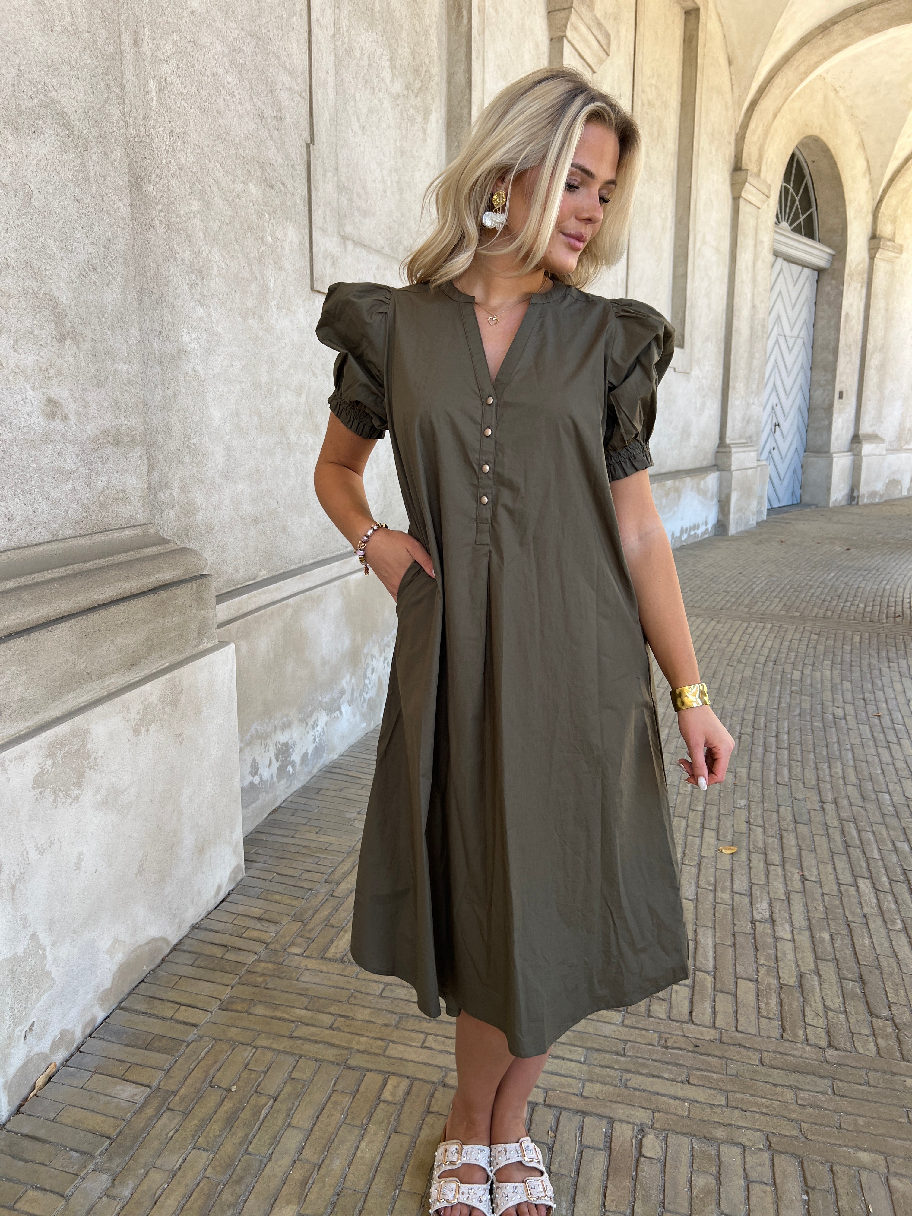 Gaspar Tunø poplin kaftan