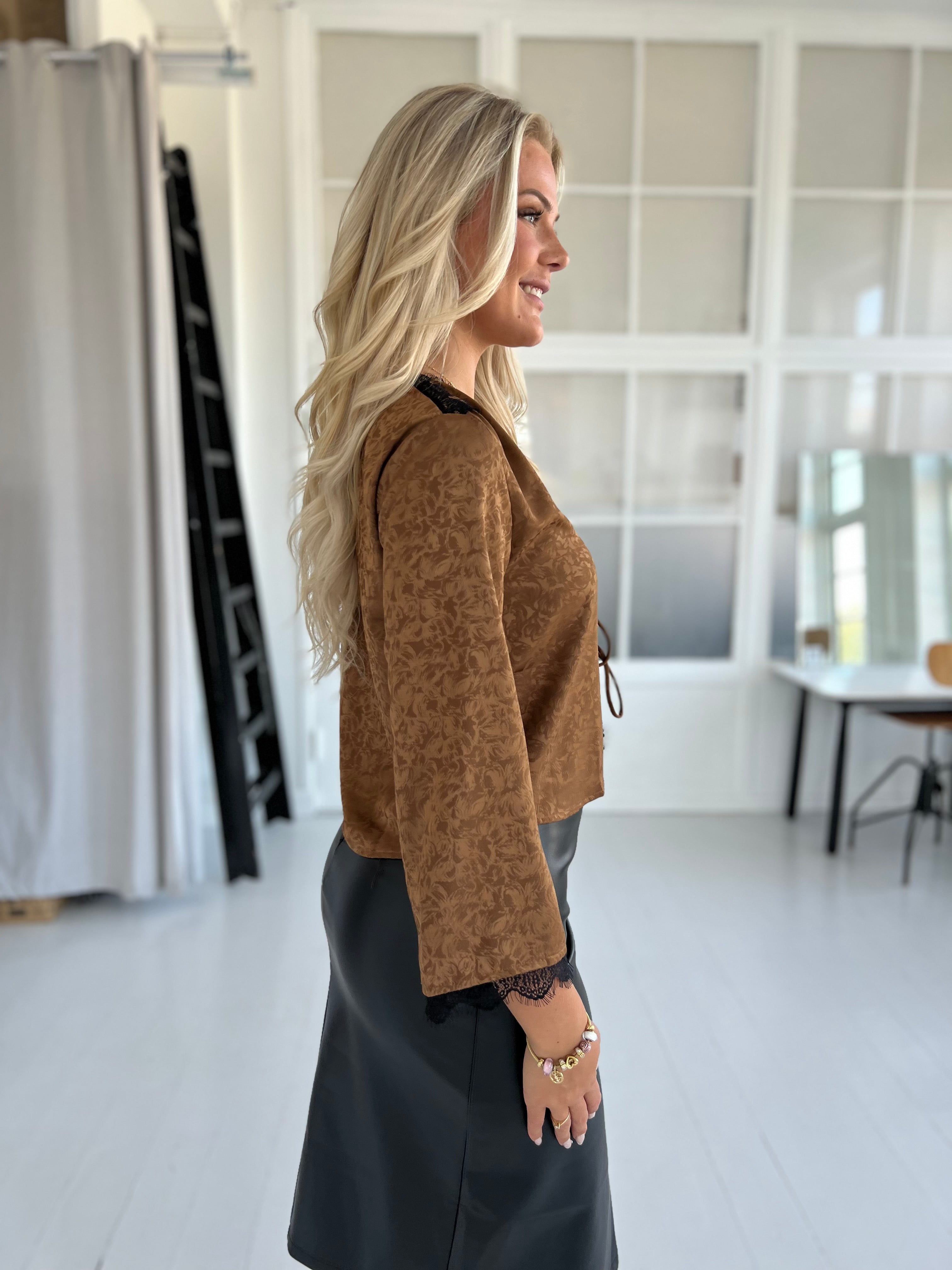 Lovie and Co melange blouse