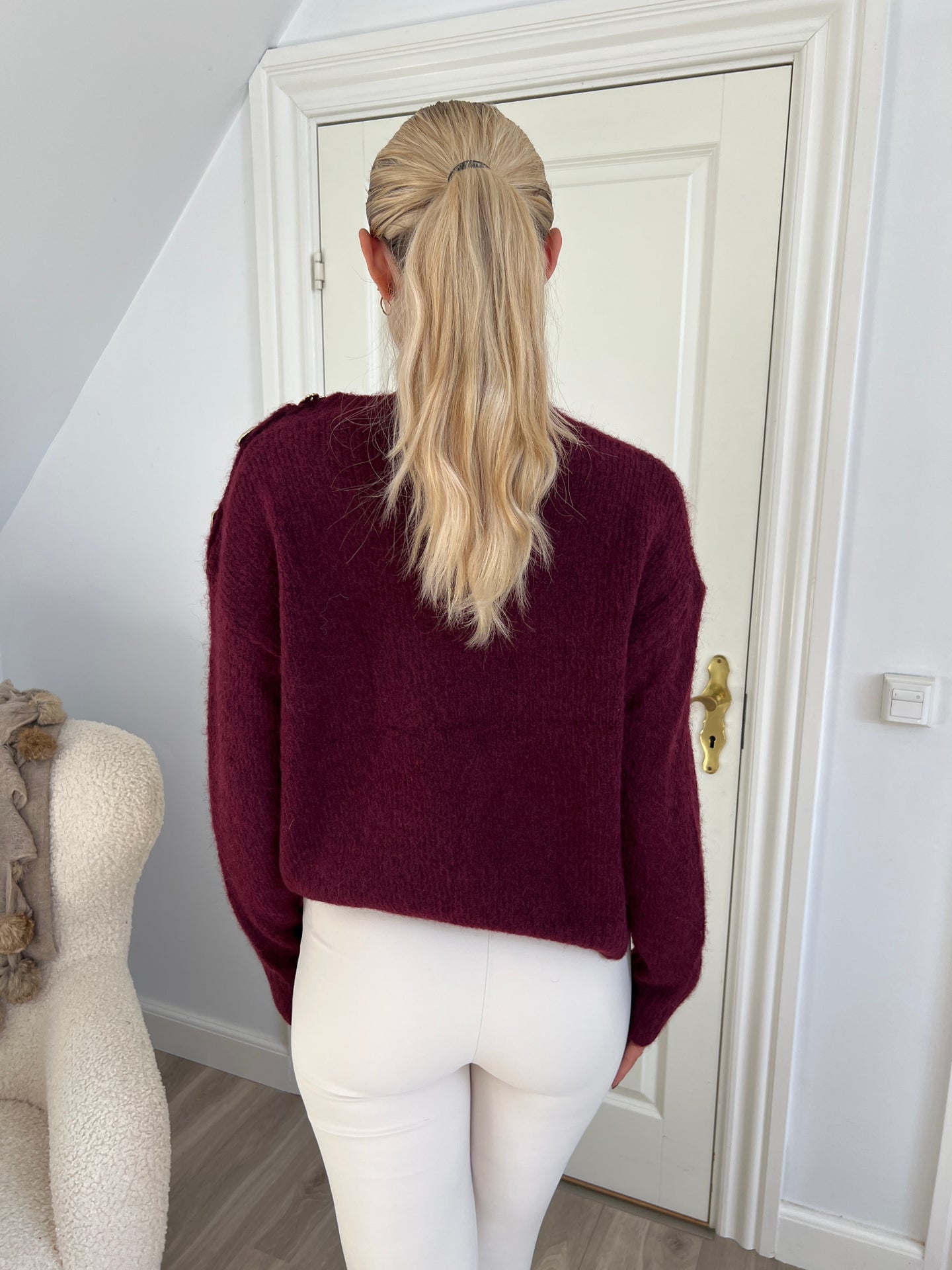 Azaka bordeaux knit - Åberg Copenhagen
