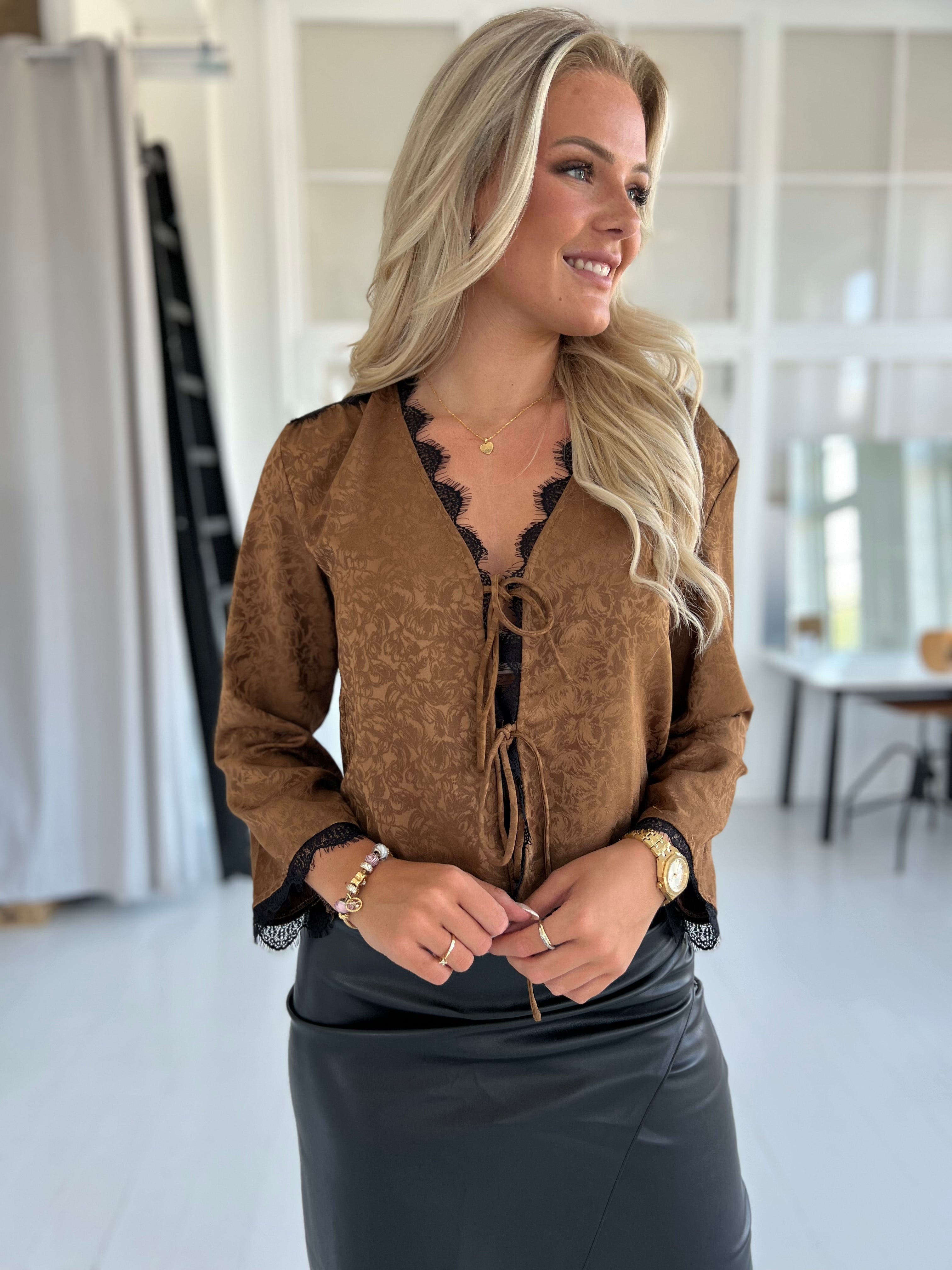 Lovie and Co melange blouse