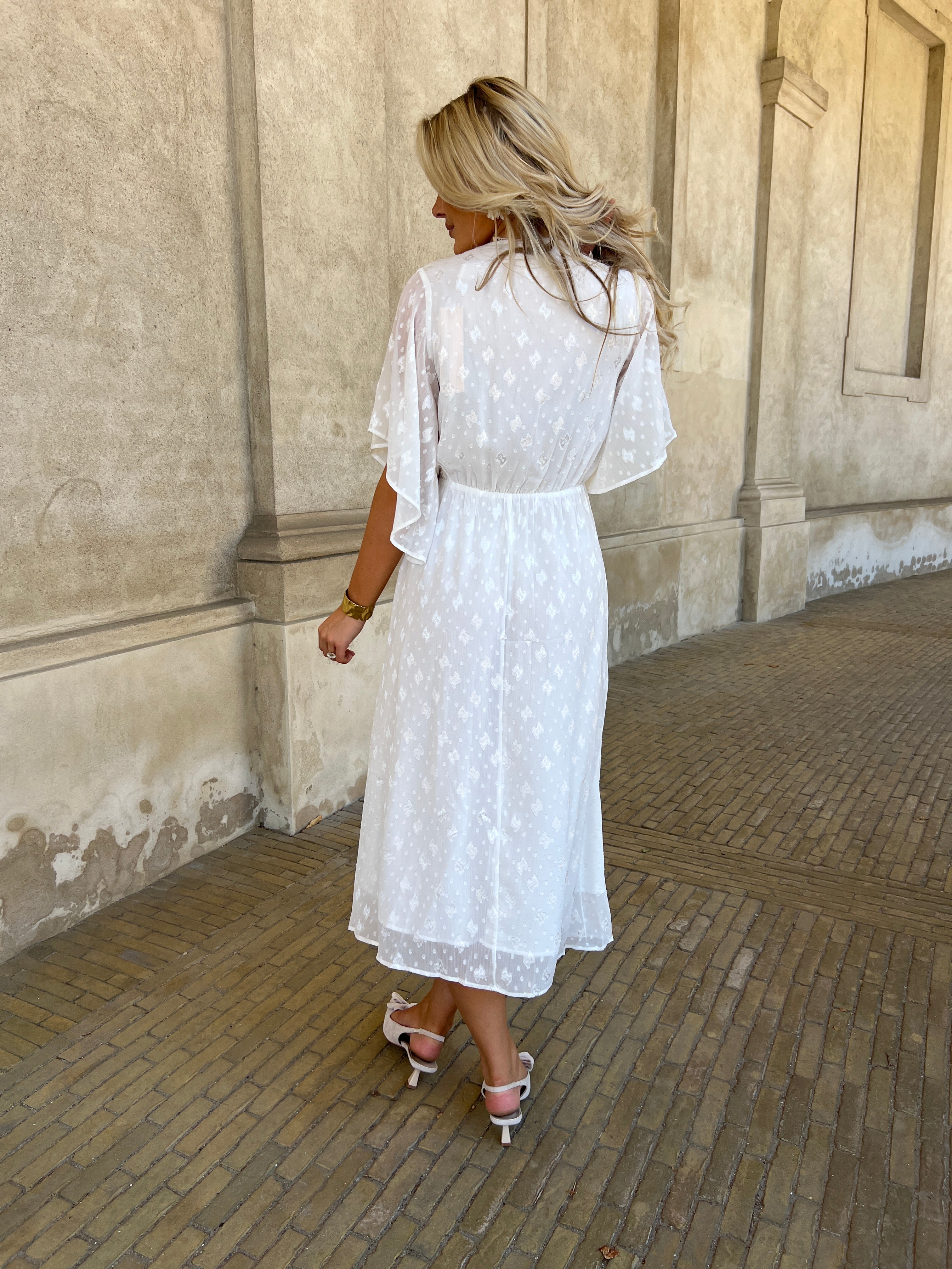 Elli white summer dress