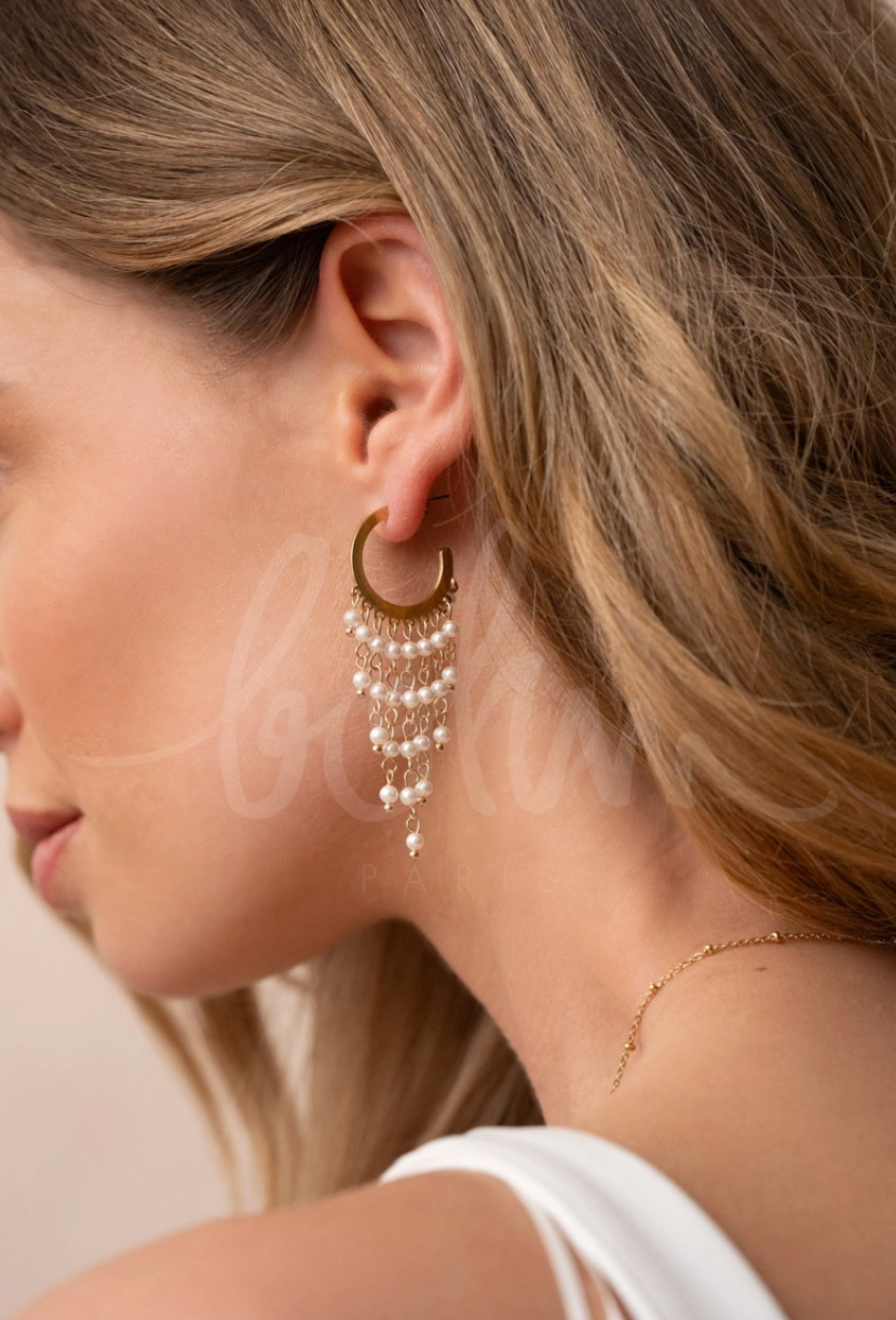 Bohm hoop earring fra webshoppen Aaberg Copenhagen