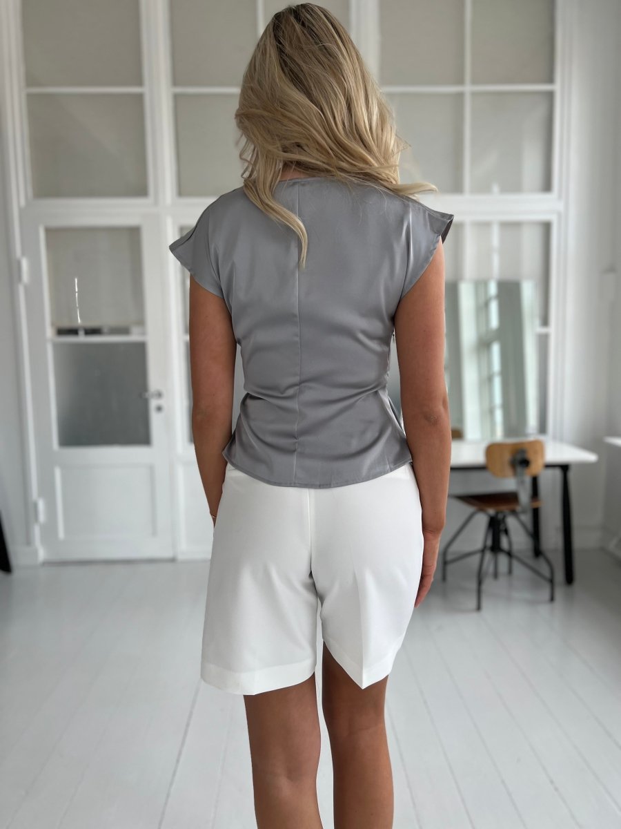 Attentif hvide shorts - Aaberg DK