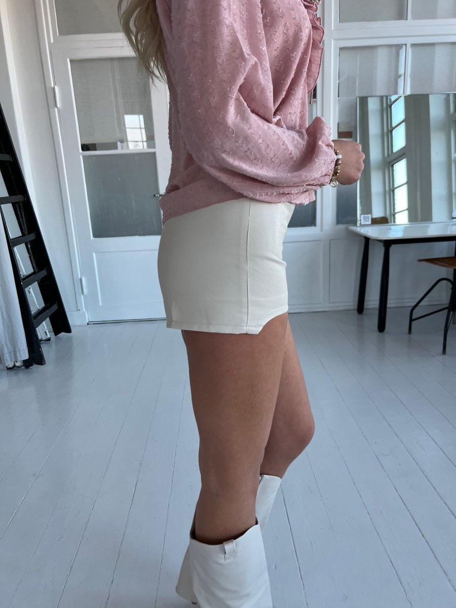 Azaka beige shorts - Aaberg DK