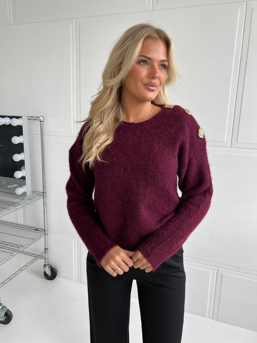 Azaka bordeaux knit - Aaberg DK
