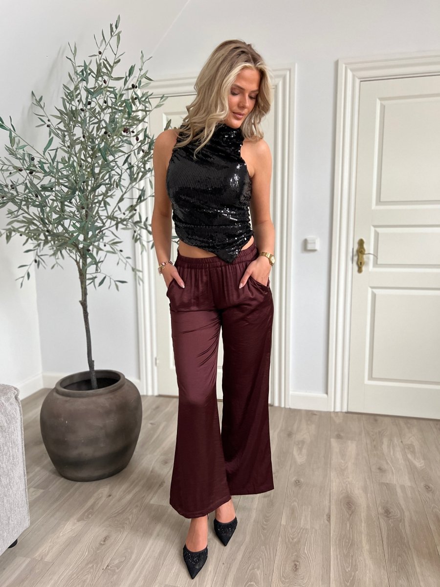 Continue - Bukser - Roberta bordeaux - Aaberg DK