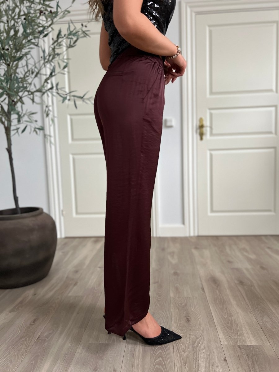 Continue - Bukser - Roberta bordeaux - Aaberg DK