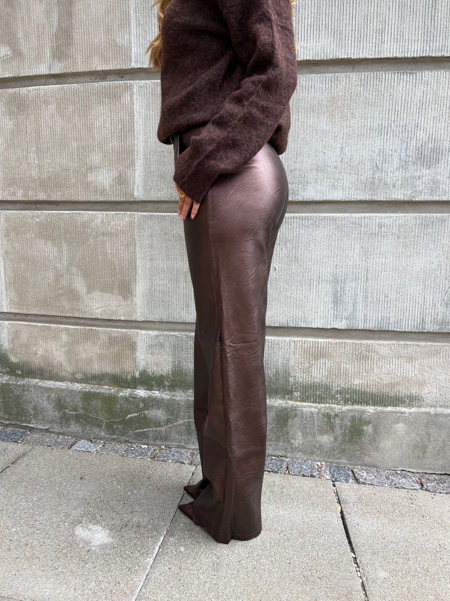 Eight Luxe brown pants - Aaberg DK