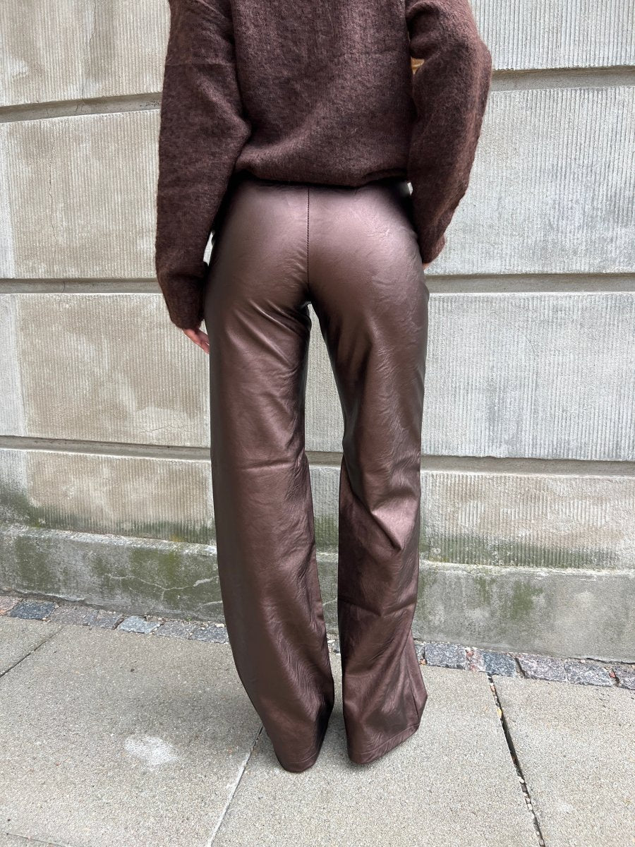 Eight Luxe brown pants - Aaberg DK