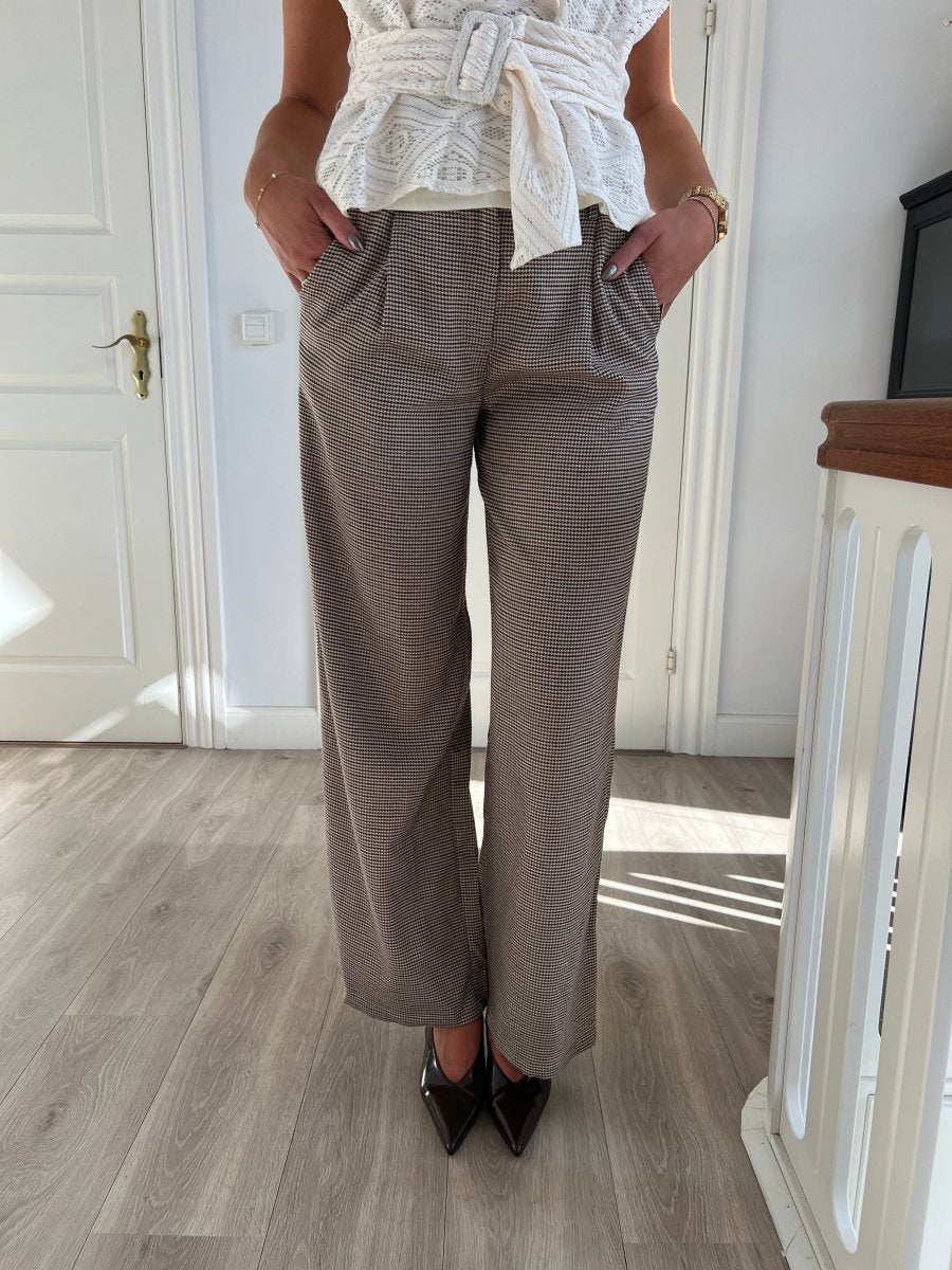 Eight Luxe brunternet pants - Aaberg DK