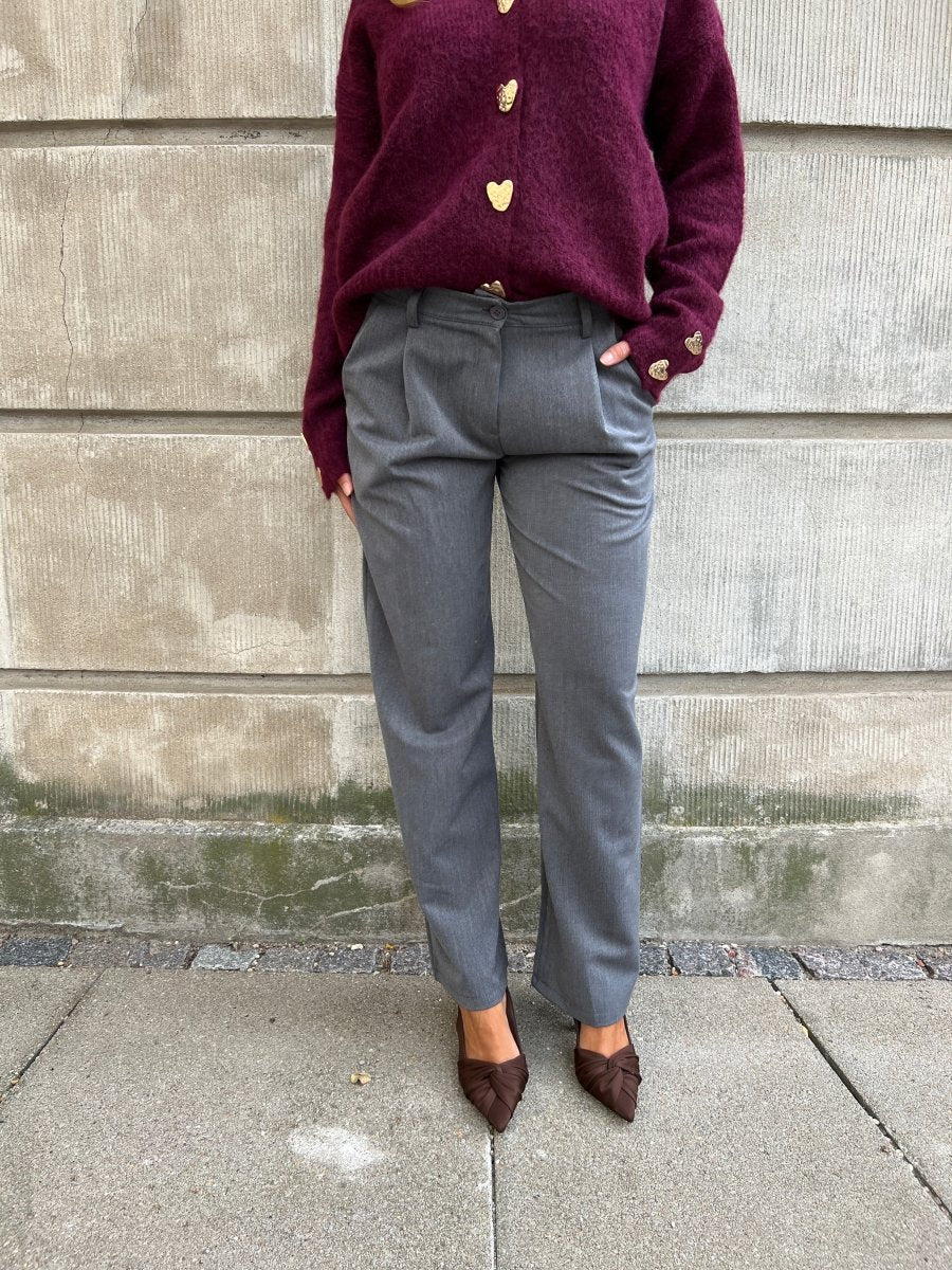 Eight Luxe grey trousers - Aaberg DK