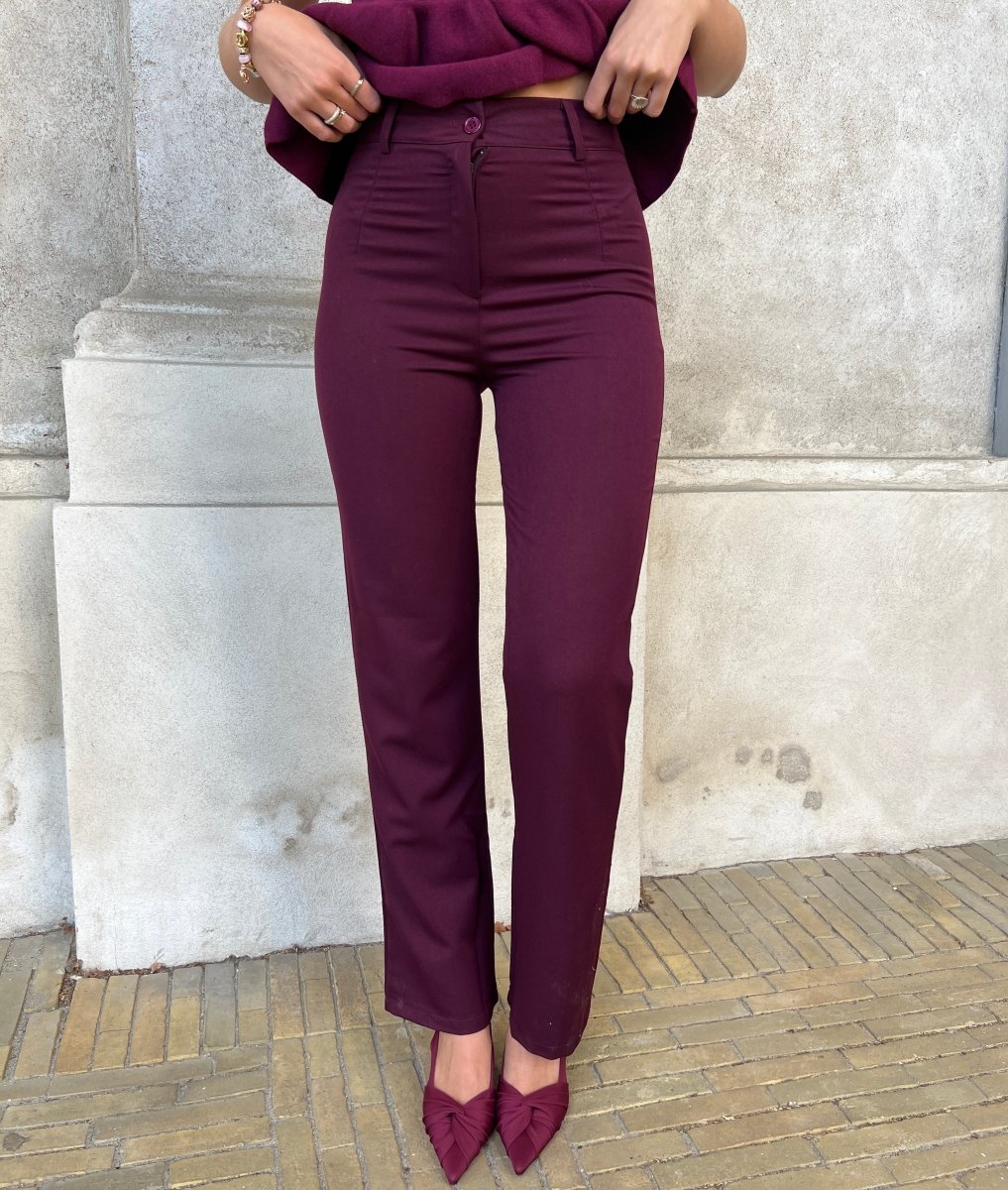 Eight Luxe wine pants - Aaberg DK
