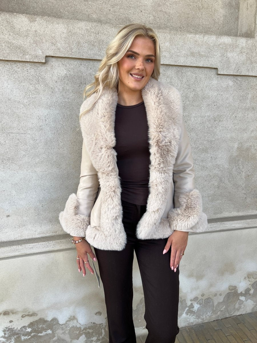 Flam beige jacket - Aaberg DK