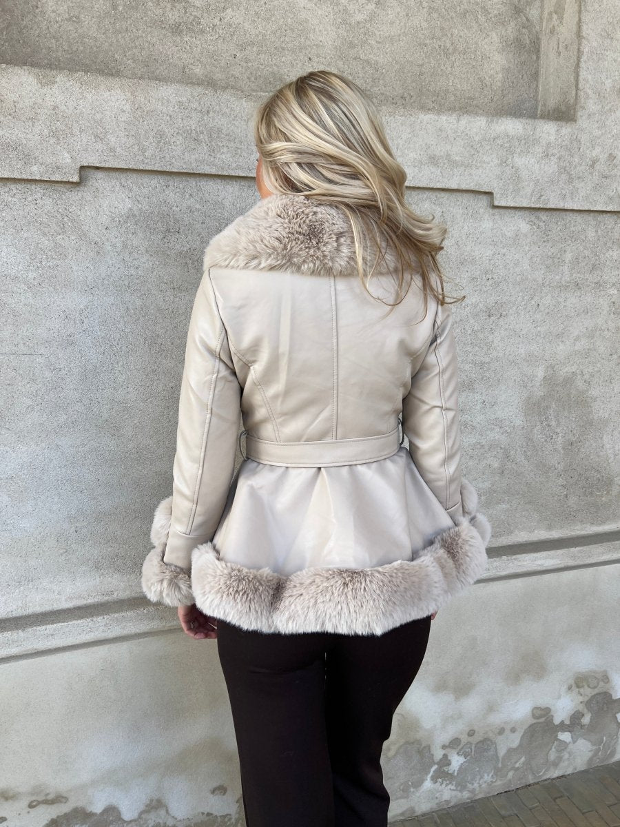 Flam beige jacket - Aaberg DK