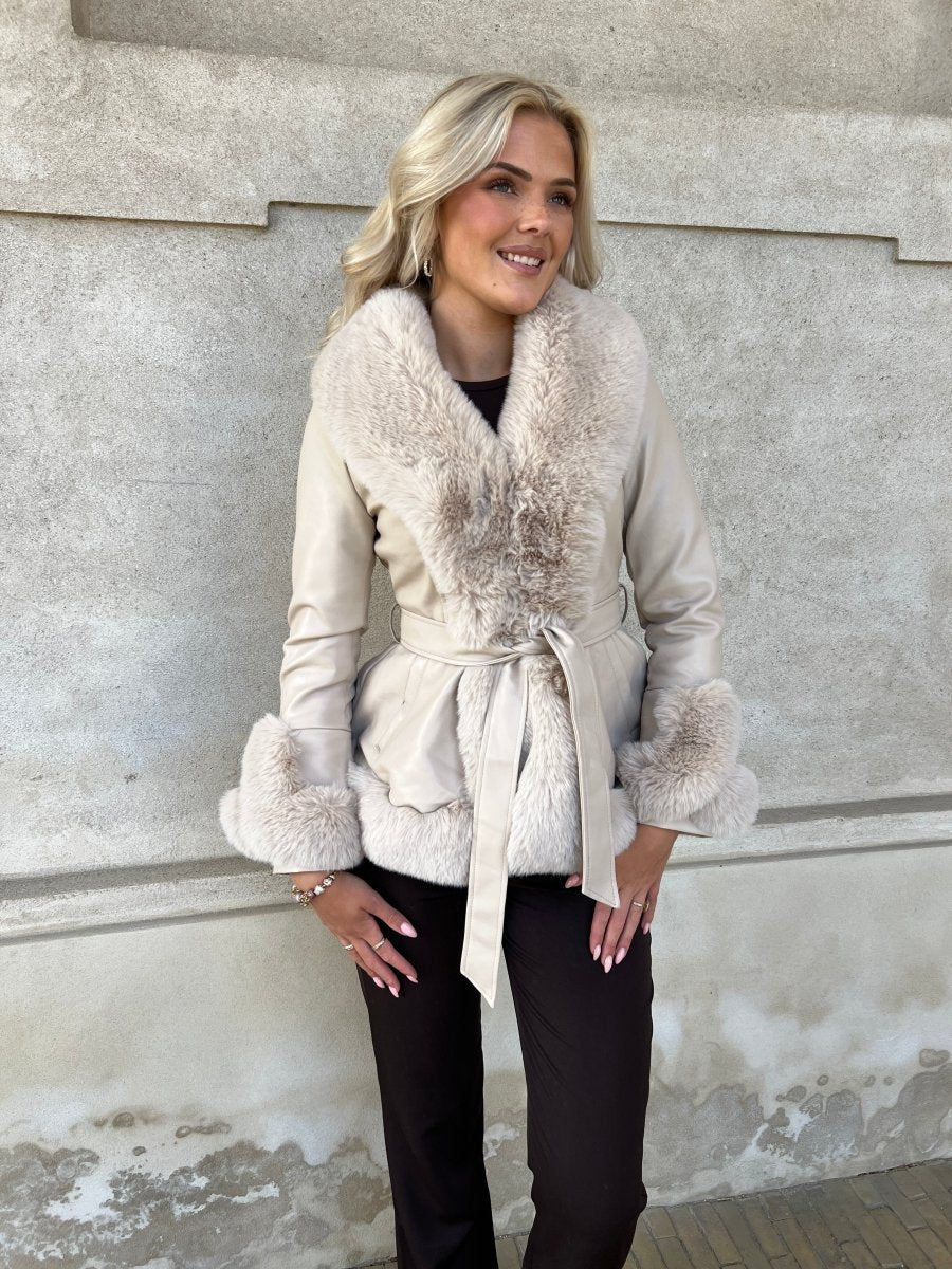 Flam beige jacket - Aaberg DK