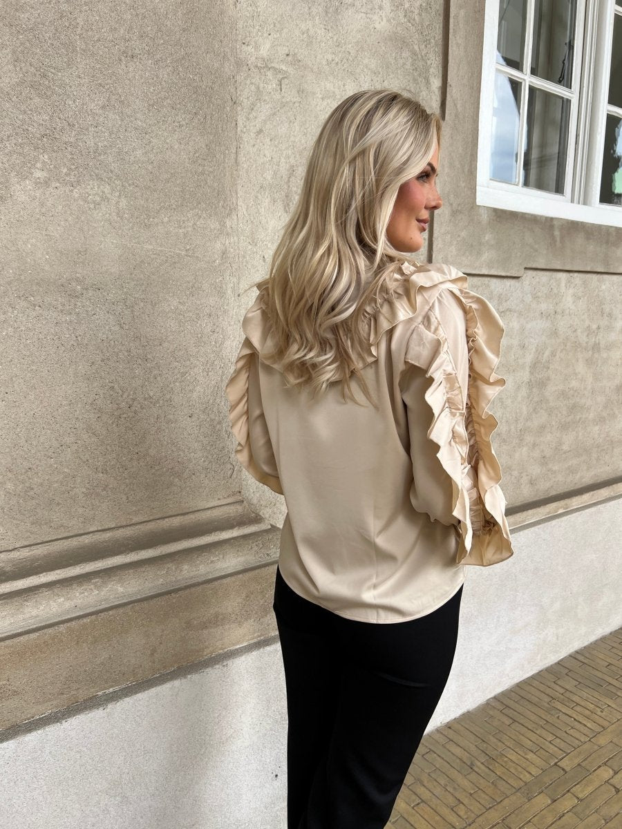 Flam champagne shirt - Aaberg DK