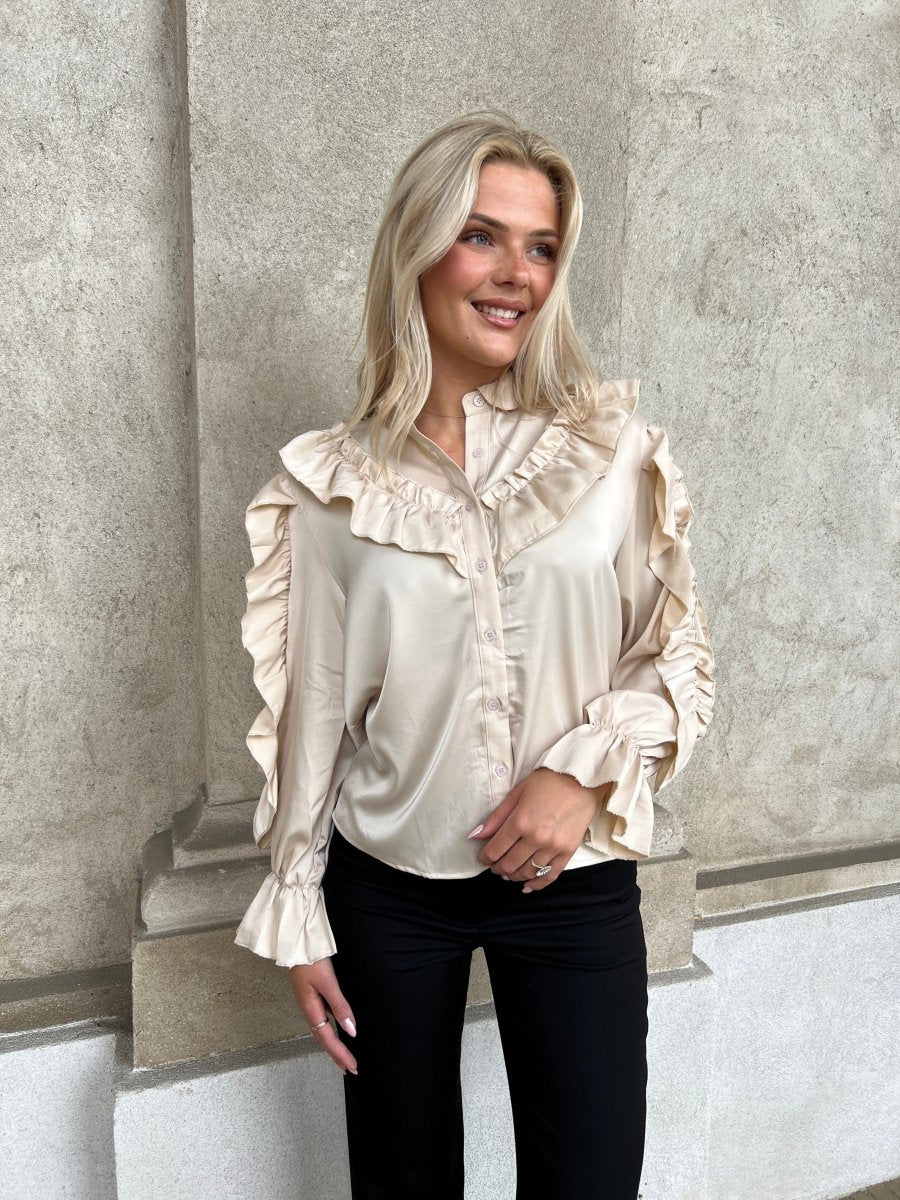 Flam champagne shirt - Aaberg DK