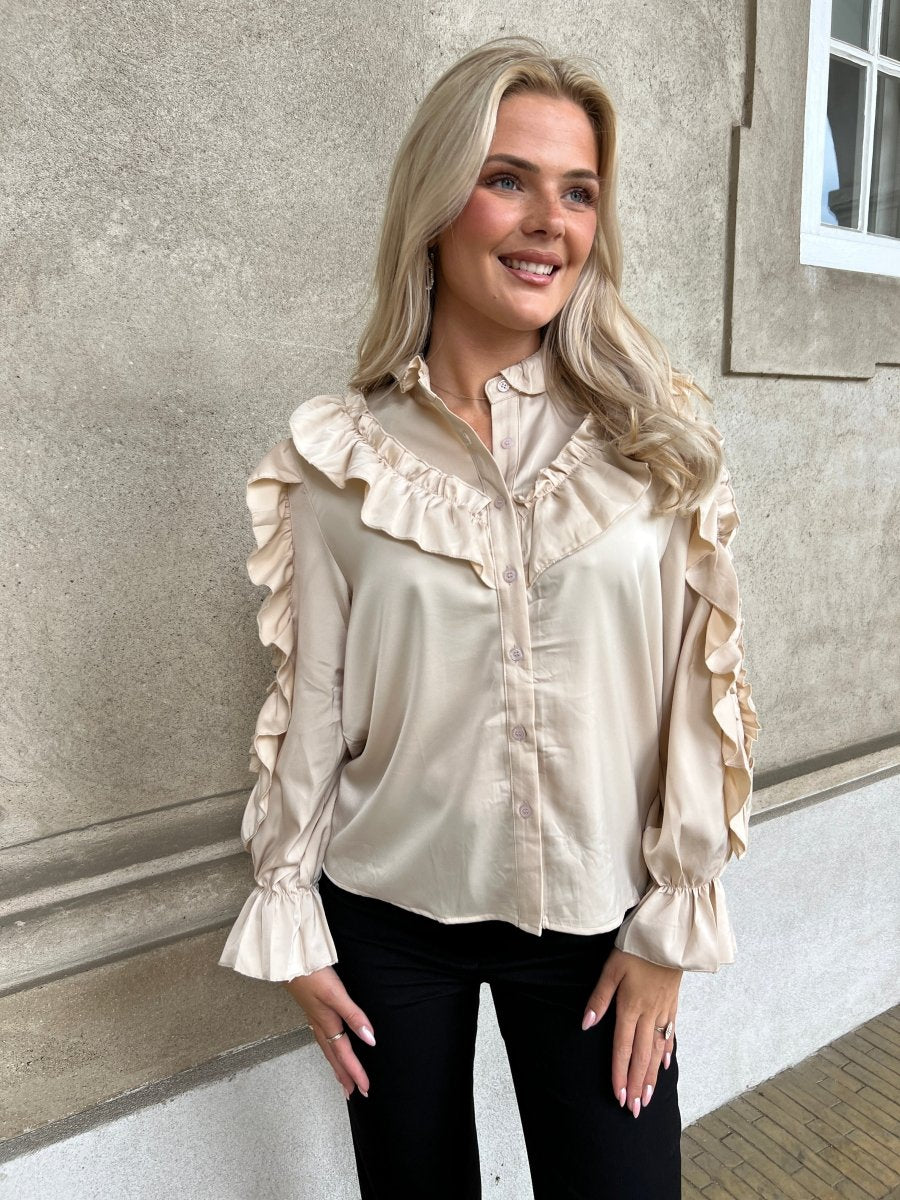 Flam champagne shirt - Aaberg DK