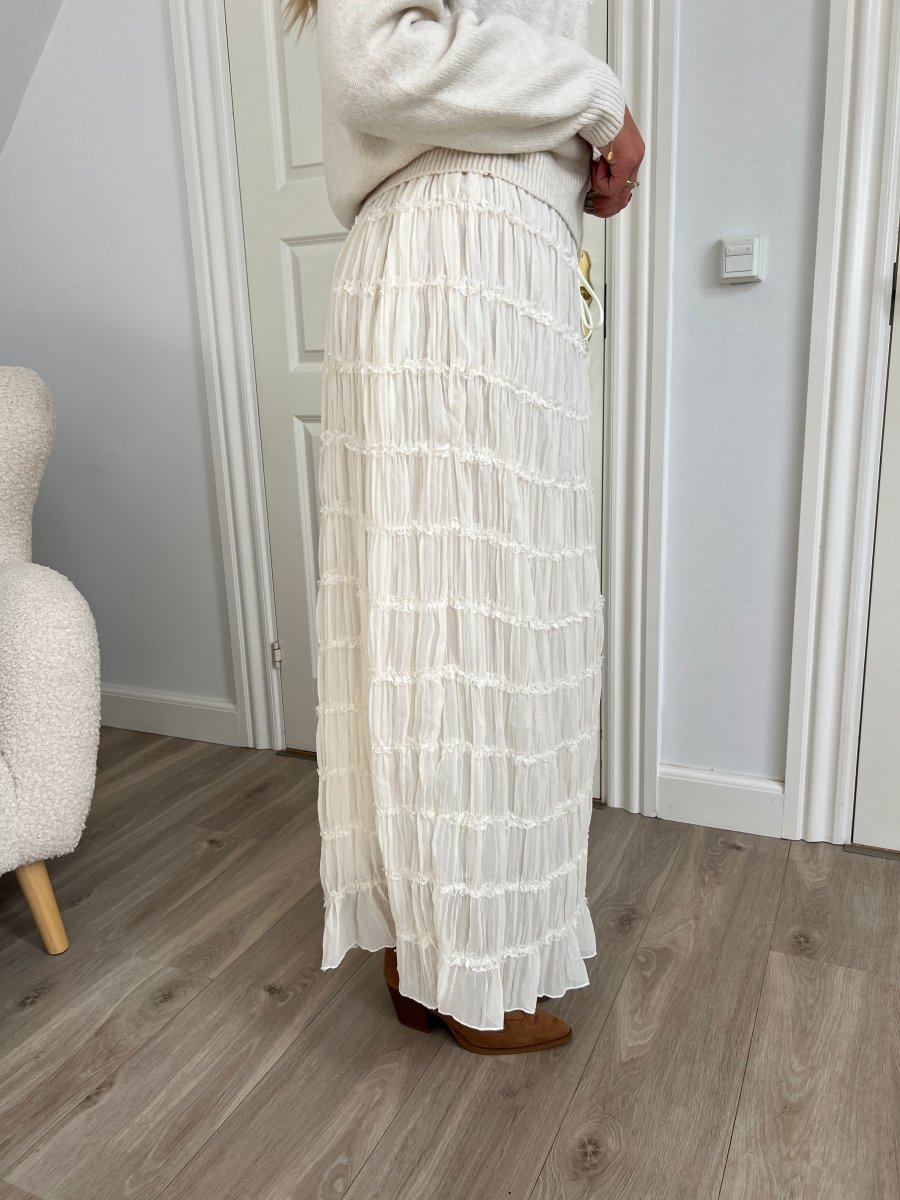 Flam vanila skirt - Aaberg DK