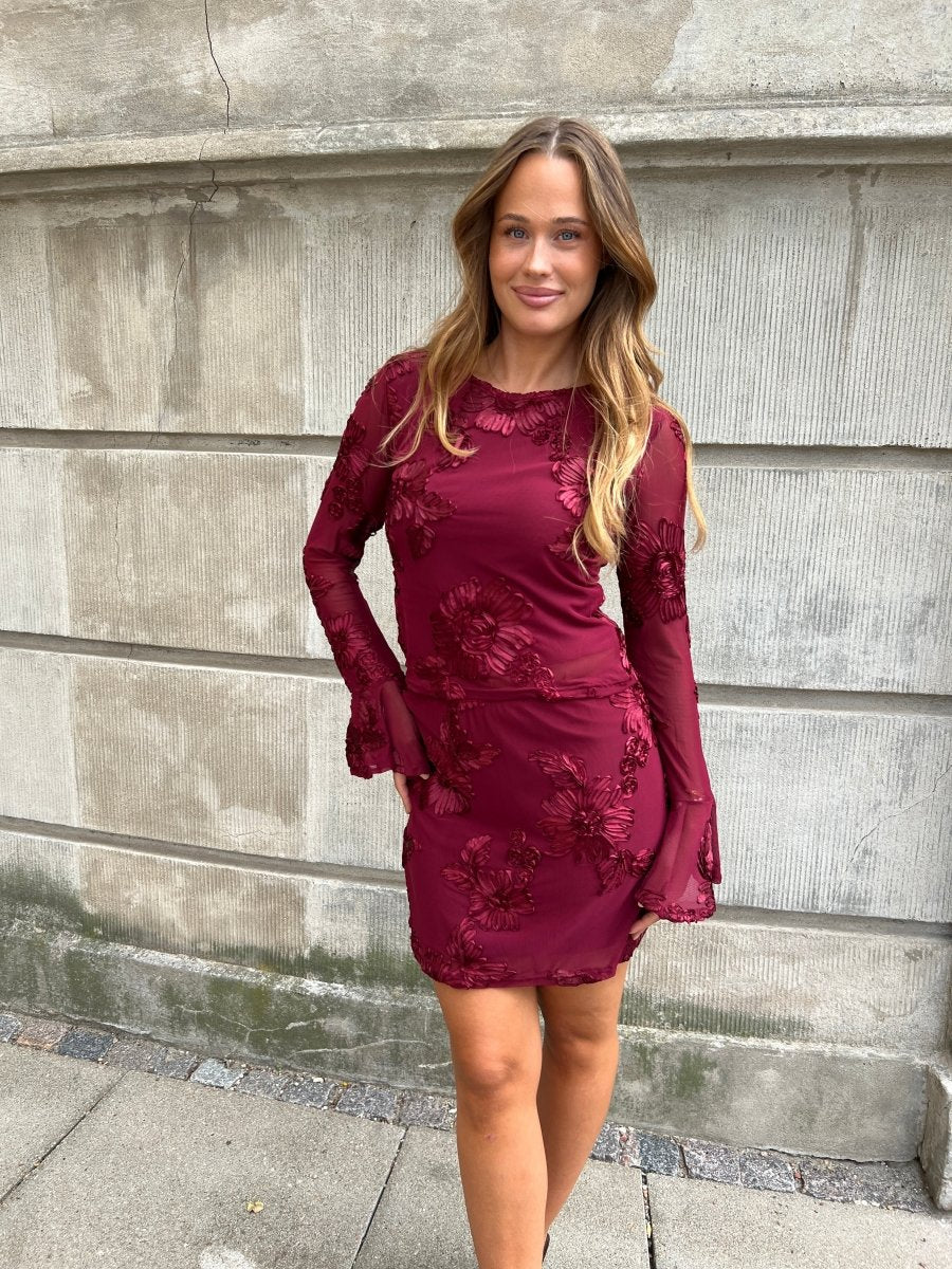 Flam wine red skirt - Aaberg DK