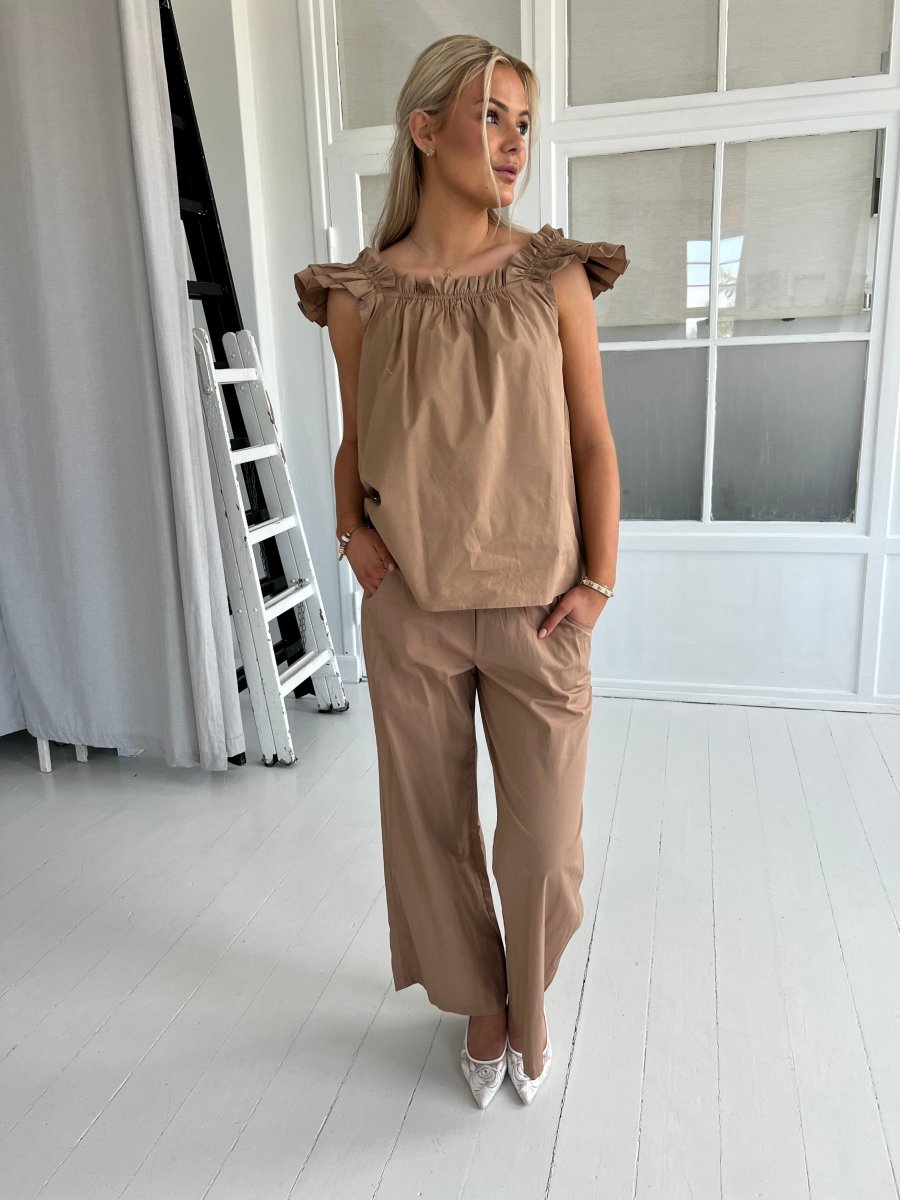 Gaspar Carmen sand top - Aaberg DK