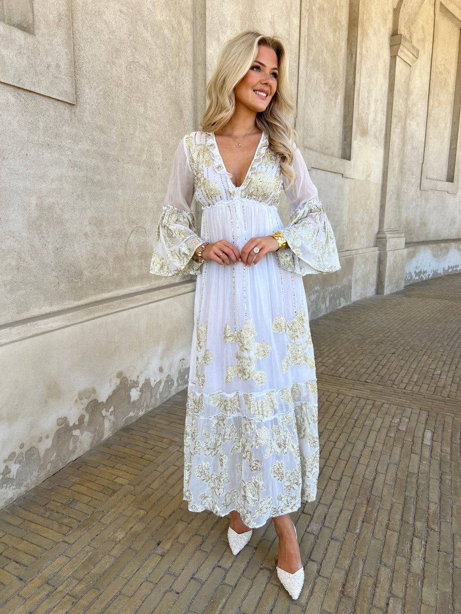 GD golden days white bohemian dress - Aaberg DK