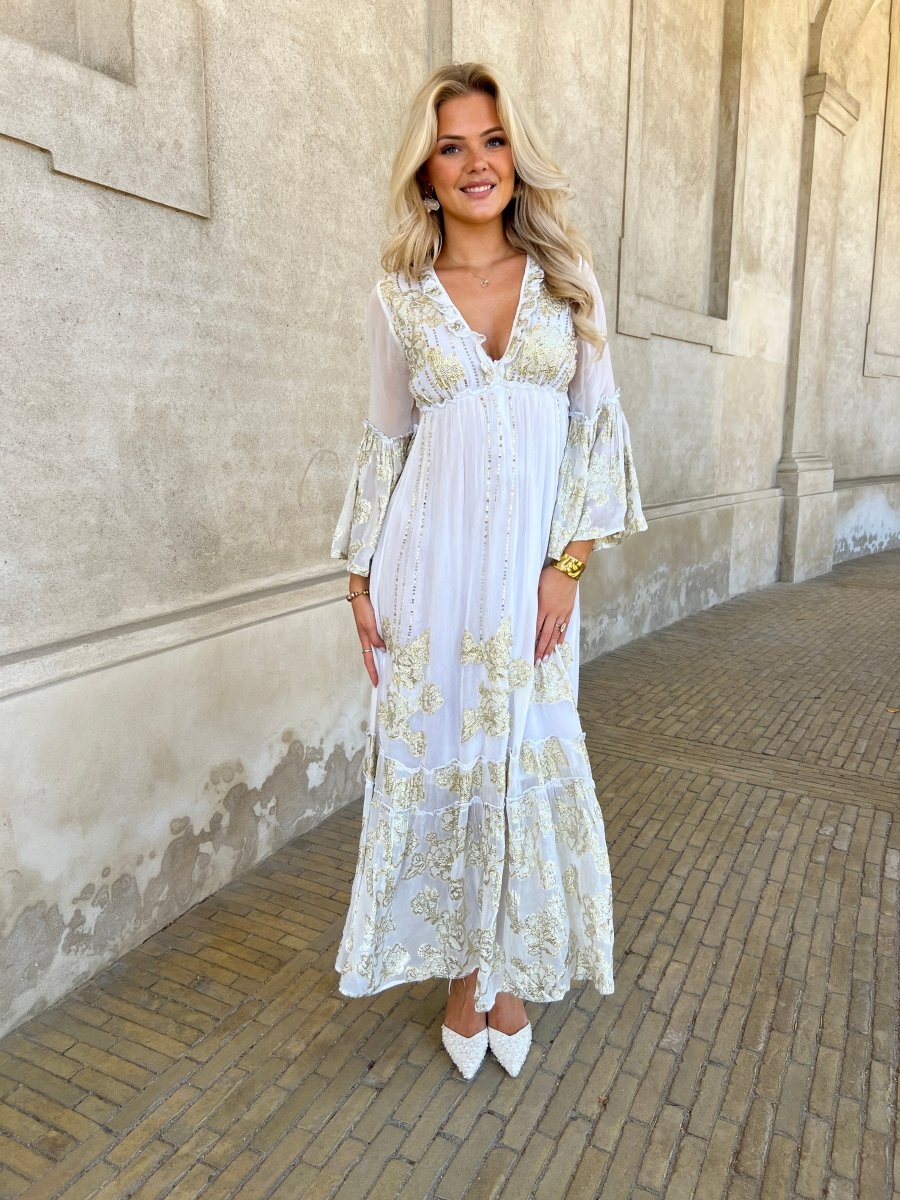 GD golden days white bohemian dress - Aaberg DK