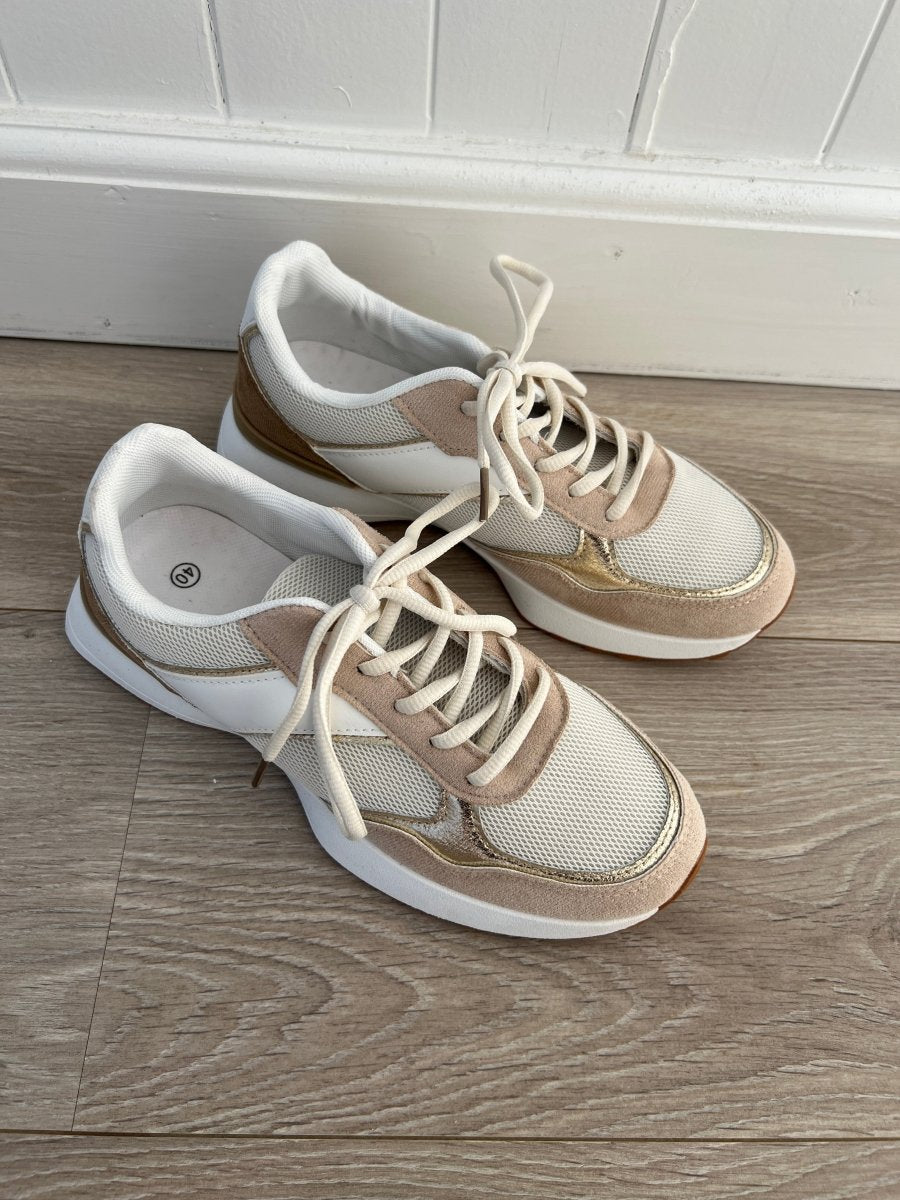 Joia beige sneakers - Aaberg DK