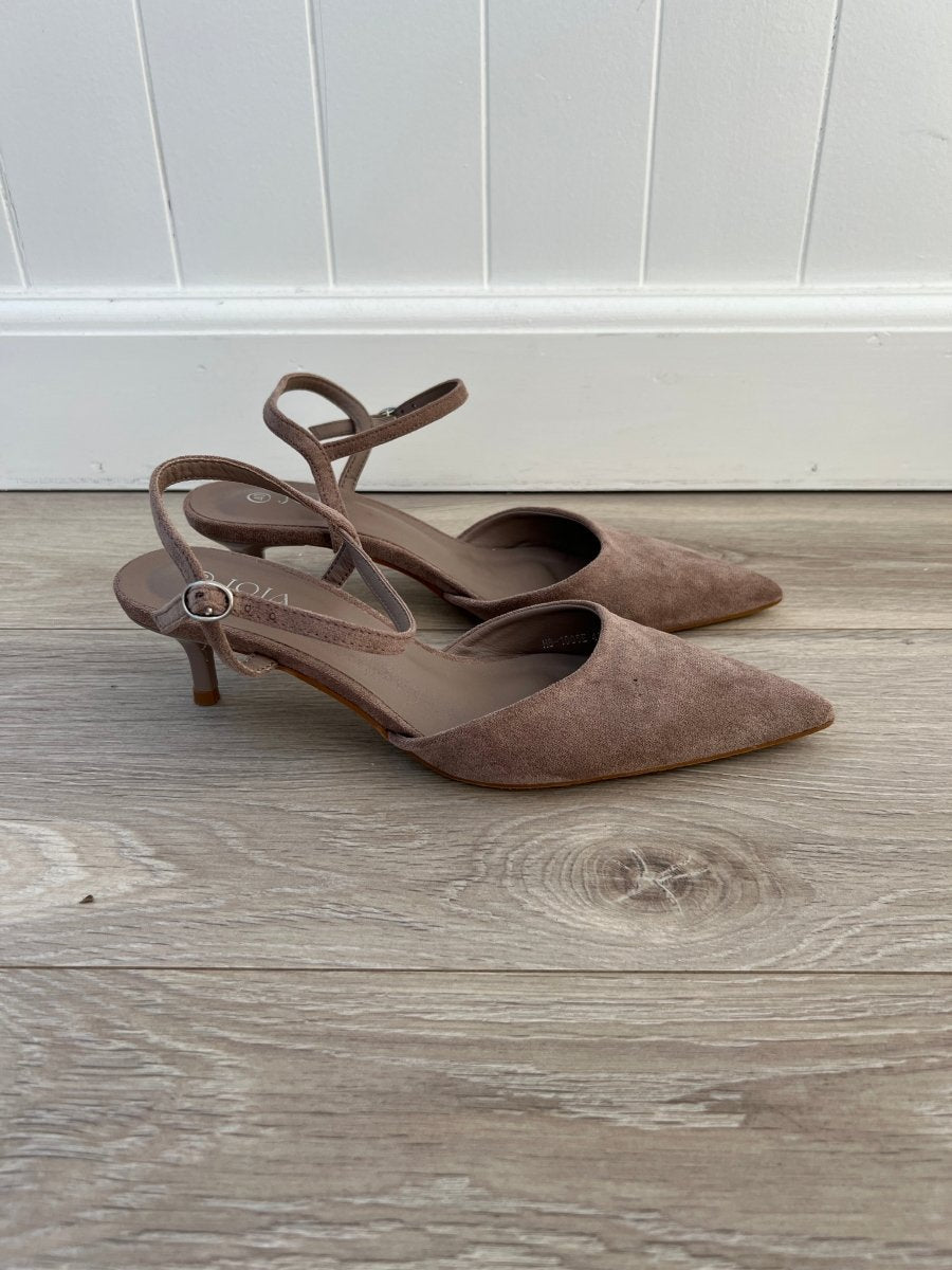 Joia taupe heels - Aaberg DK