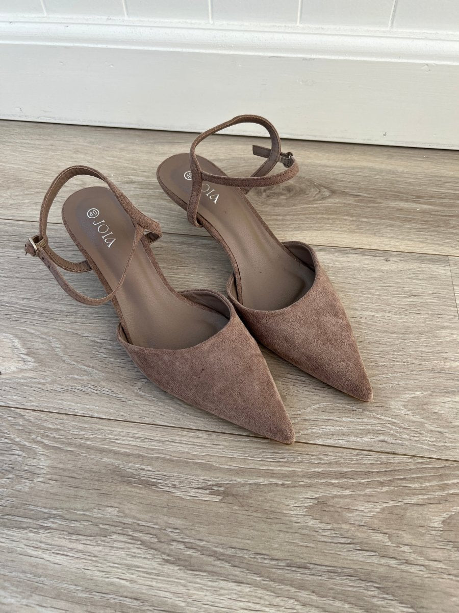Joia taupe heels - Aaberg DK