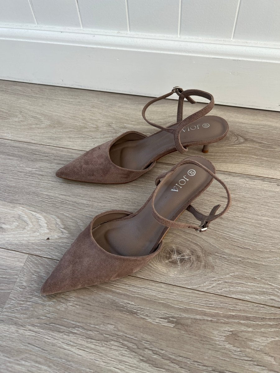 Joia taupe heels - Aaberg DK