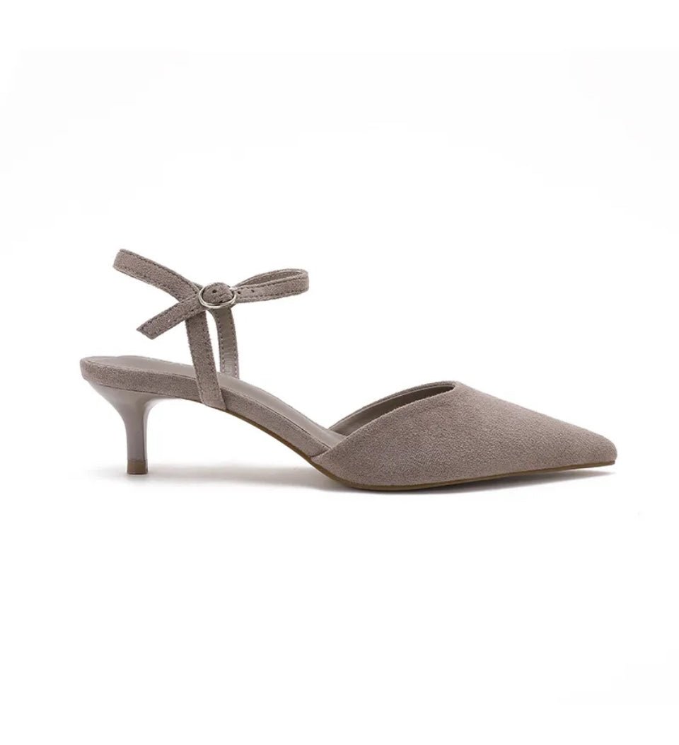 Joia taupe heels - Aaberg DK
