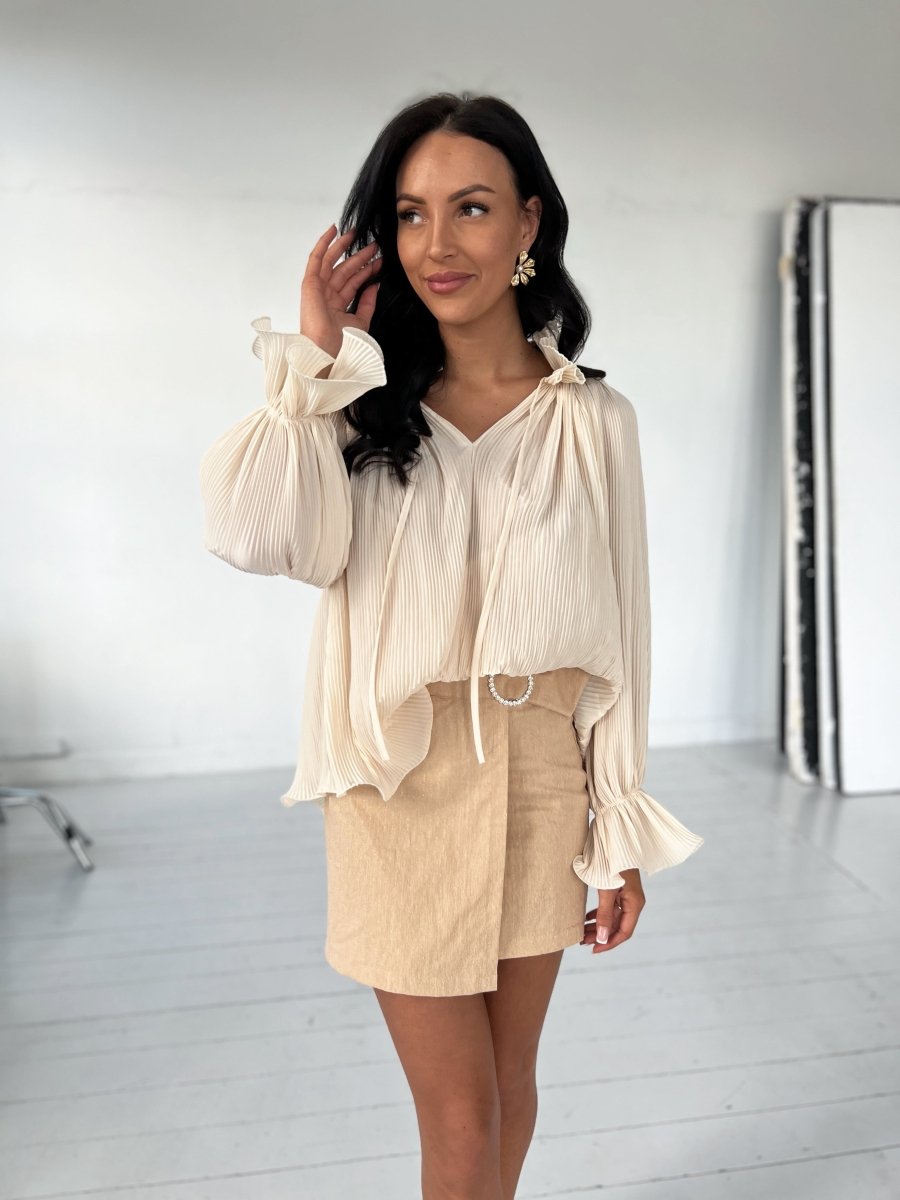 July beige skirt - Aaberg DK