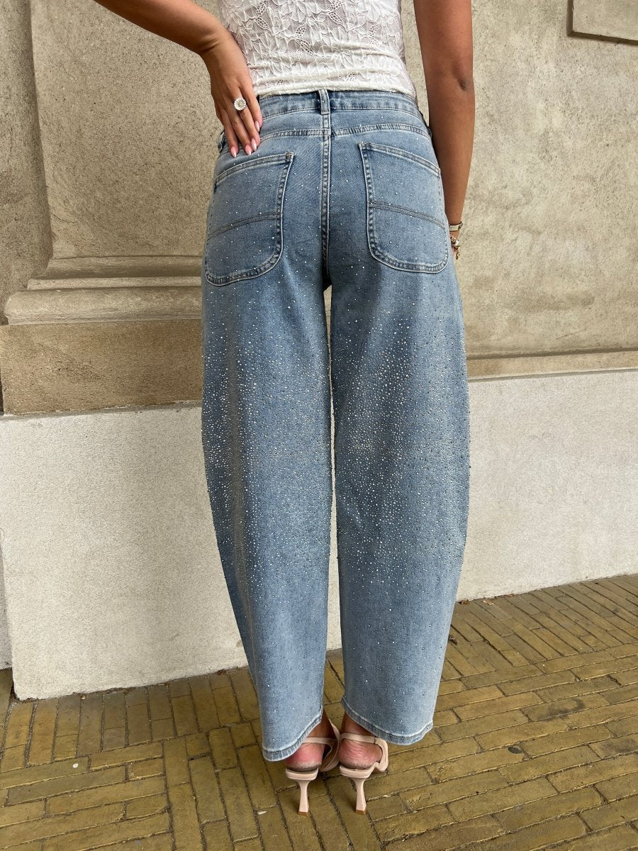 Laulia ballon rhinestone jeans - Aaberg DK