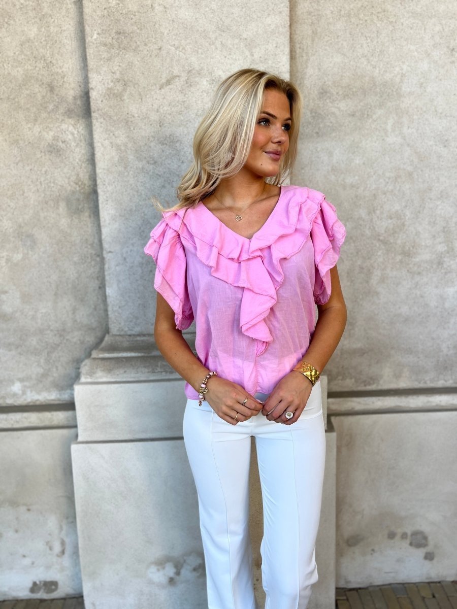 Lumine pink blouse - Aaberg DK