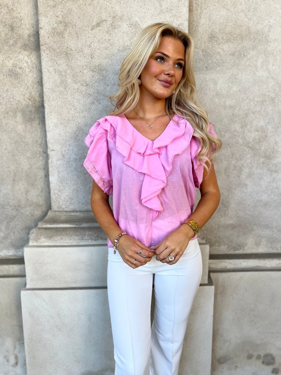 Lumine pink blouse - Aaberg DK