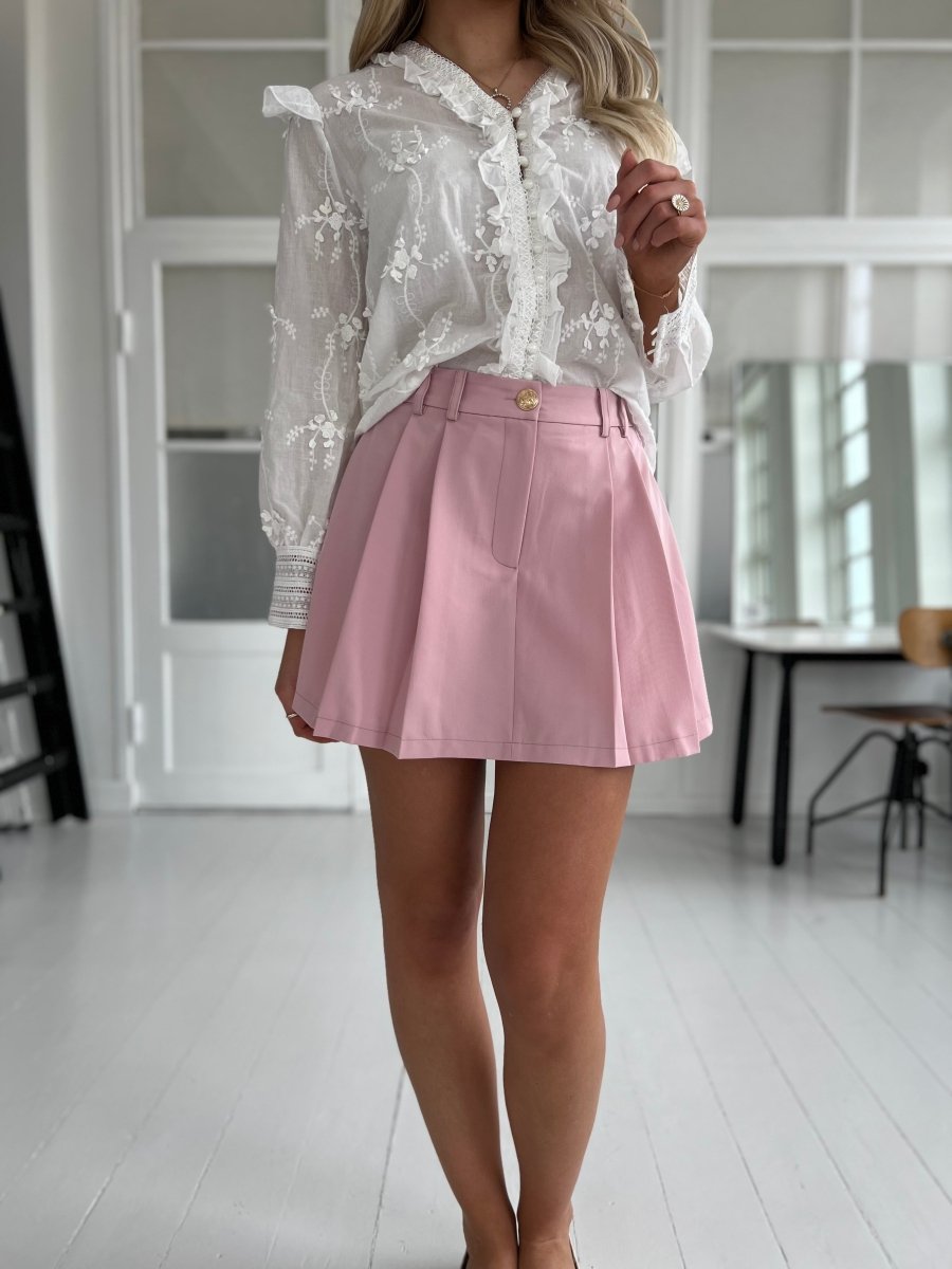 Majolica old rose shorts skirt - Aaberg DK