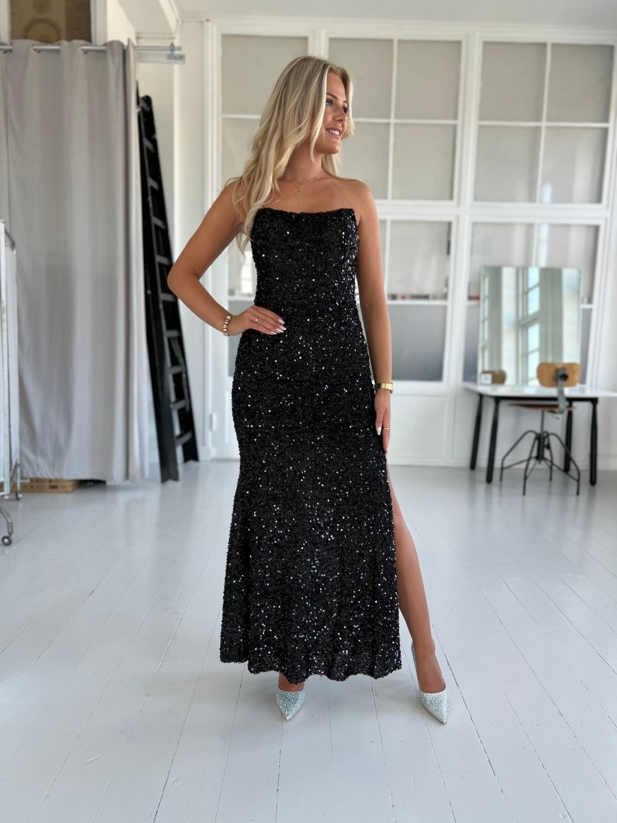 Soky Black long dress - Aaberg DK