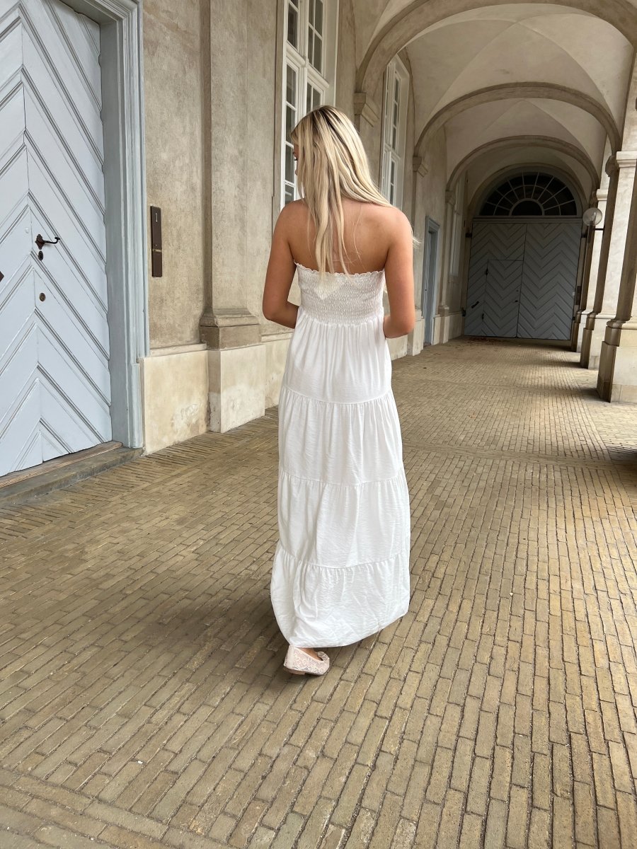 Syma white summer dress - Aaberg DK