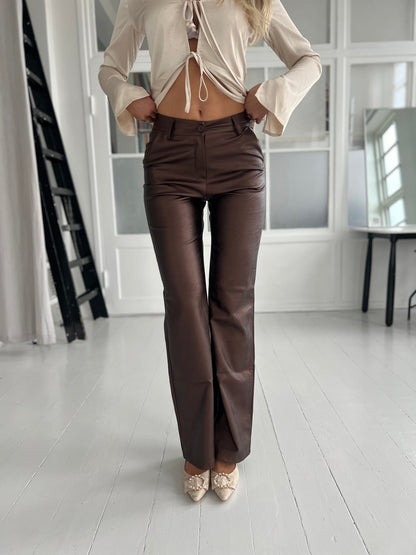 Eight Luxe bronze metallic pants (3171)