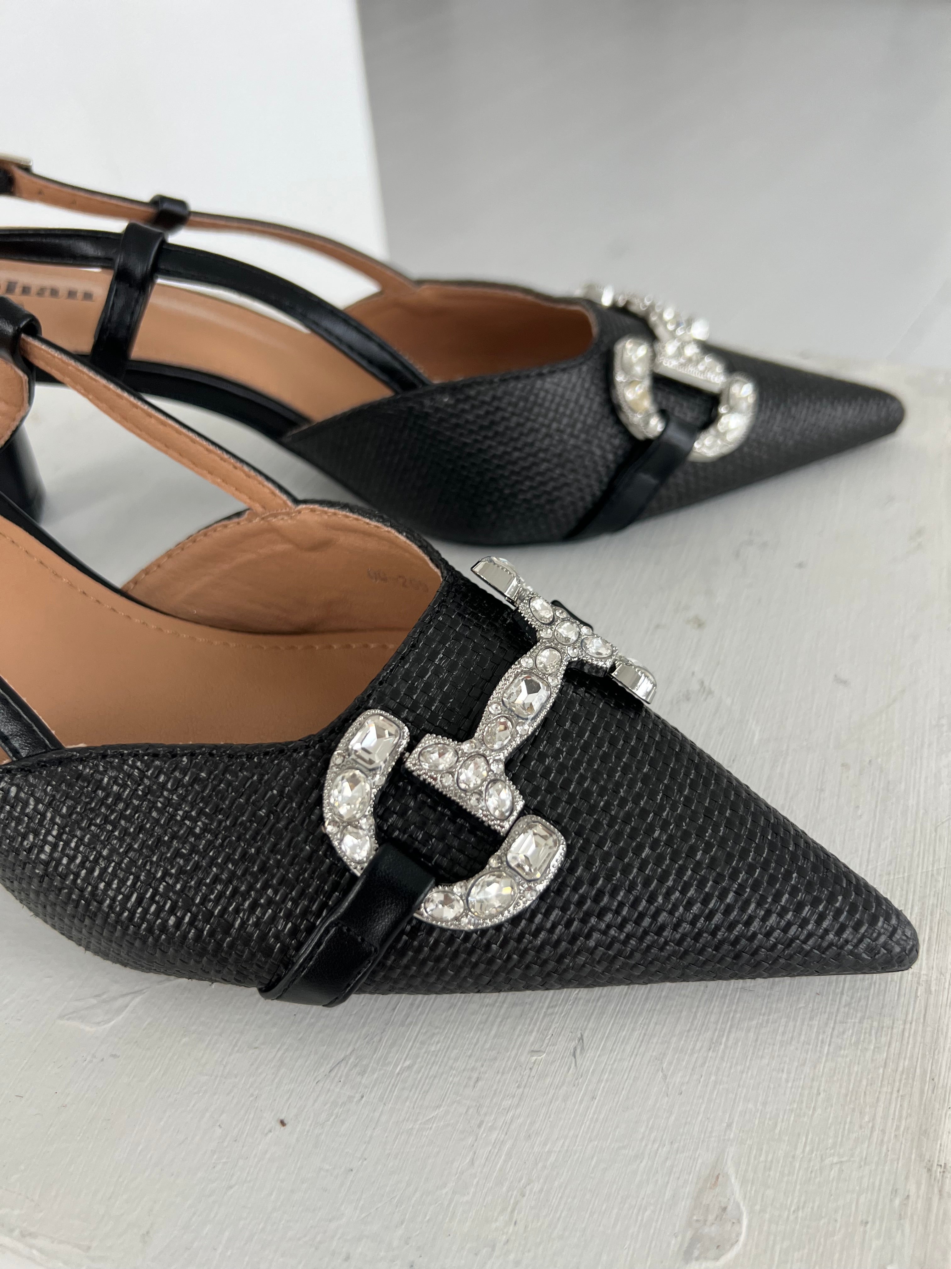 Stephan black heels