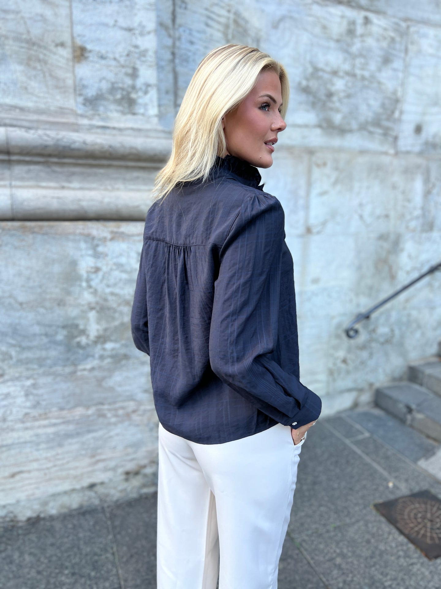 Continue - Skjorte - Ariana Navy blue
